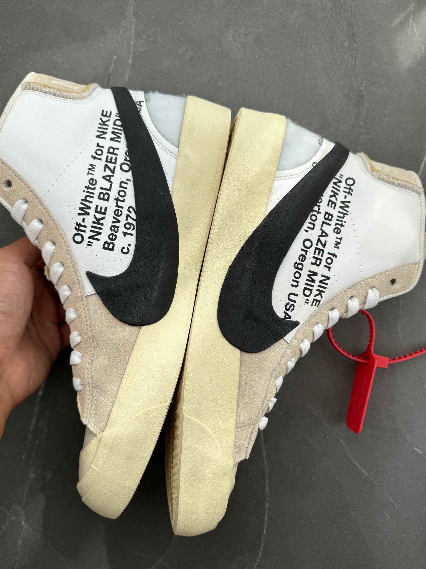 Nike Blazer Mid Off-White The Ten US9 Lot2