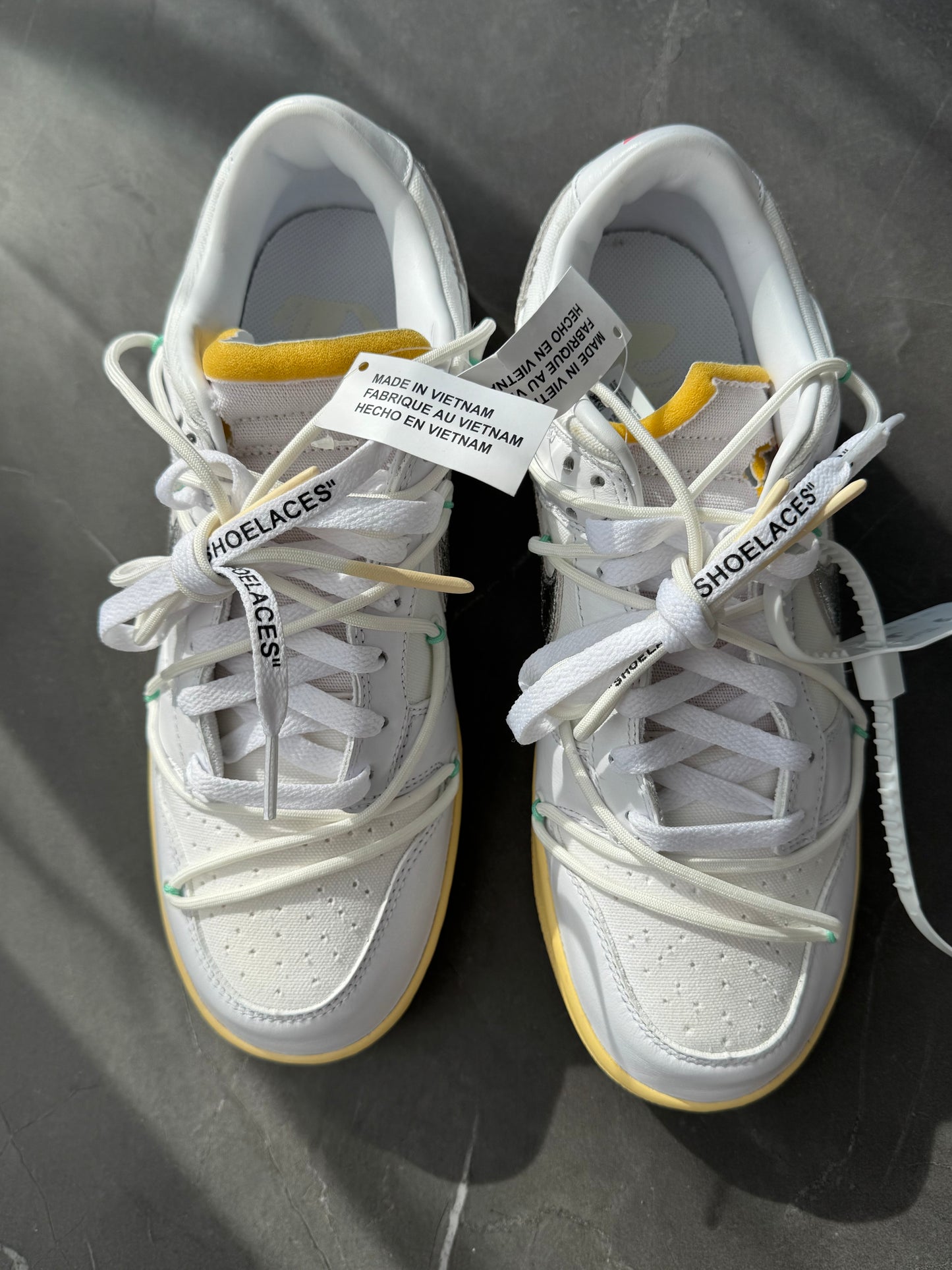 Dunk Low Off-White Lot1 US9.5