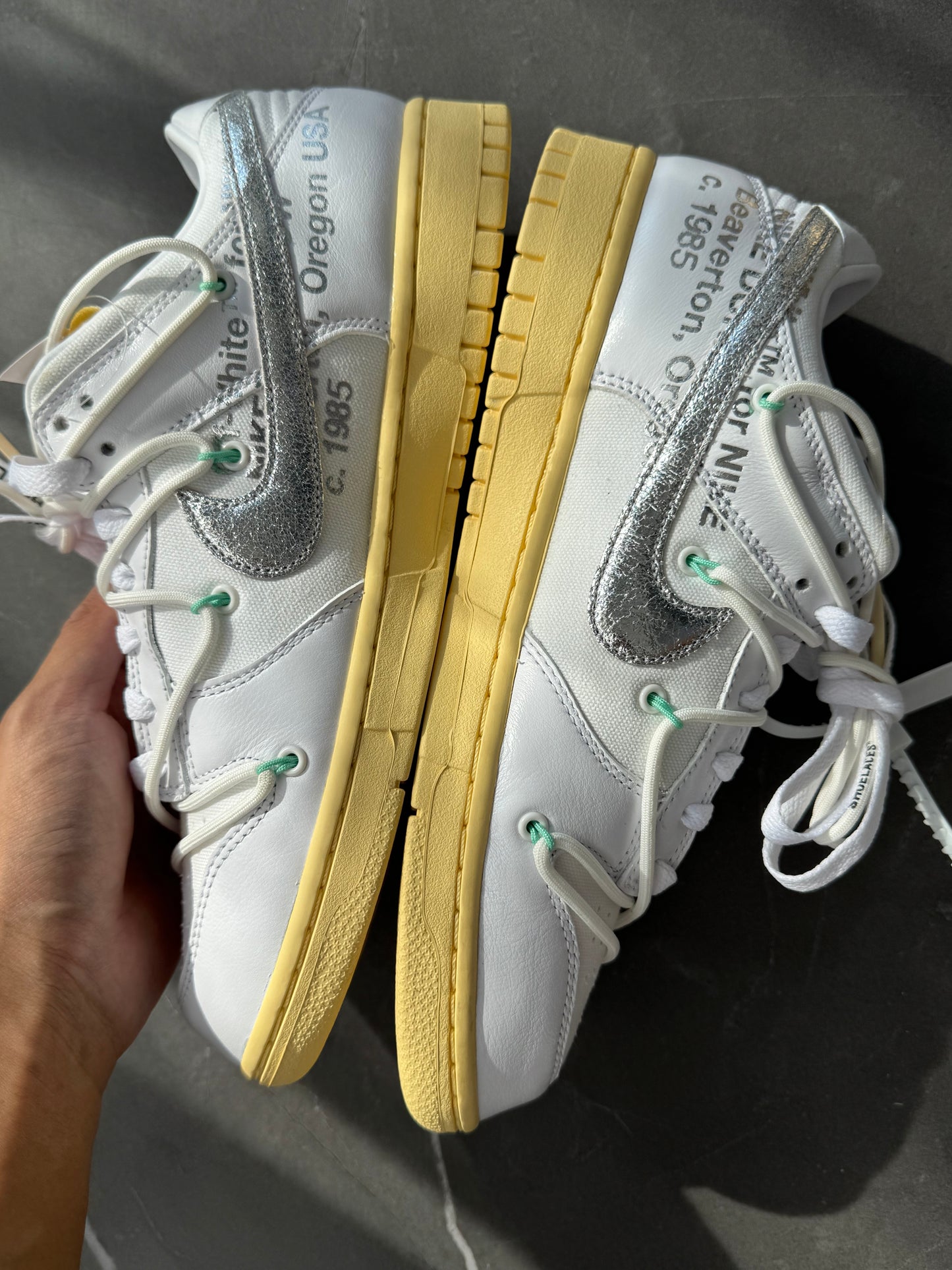 Dunk Low Off-White Lot1 US9.5
