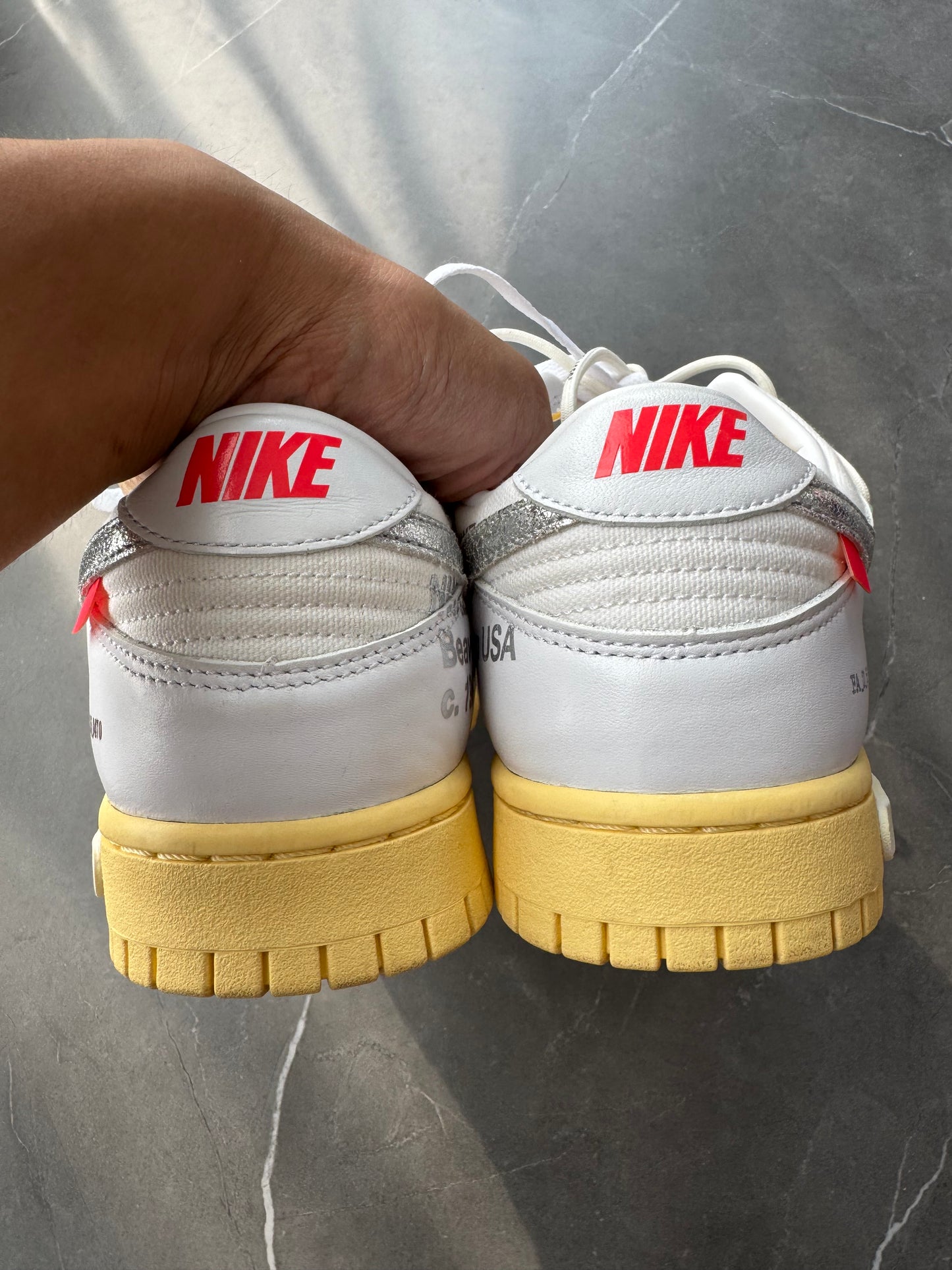 Dunk Low Off-White Lot1 US10.5