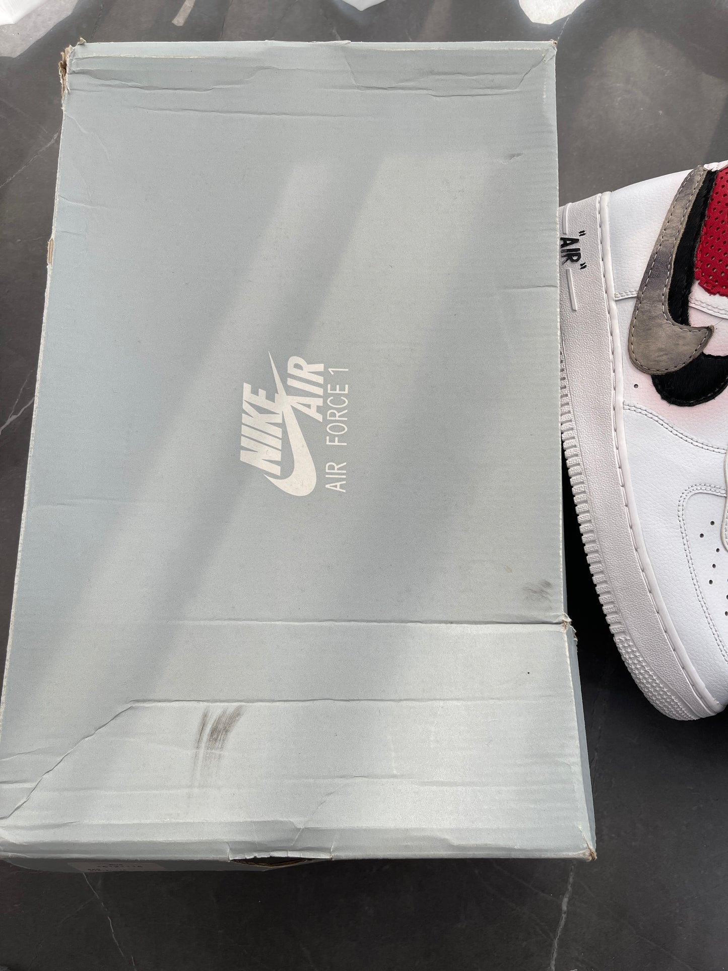 Air Force 1 High x "John Geiger" x "The Shoe Surgeon" "Misplaced Checks"