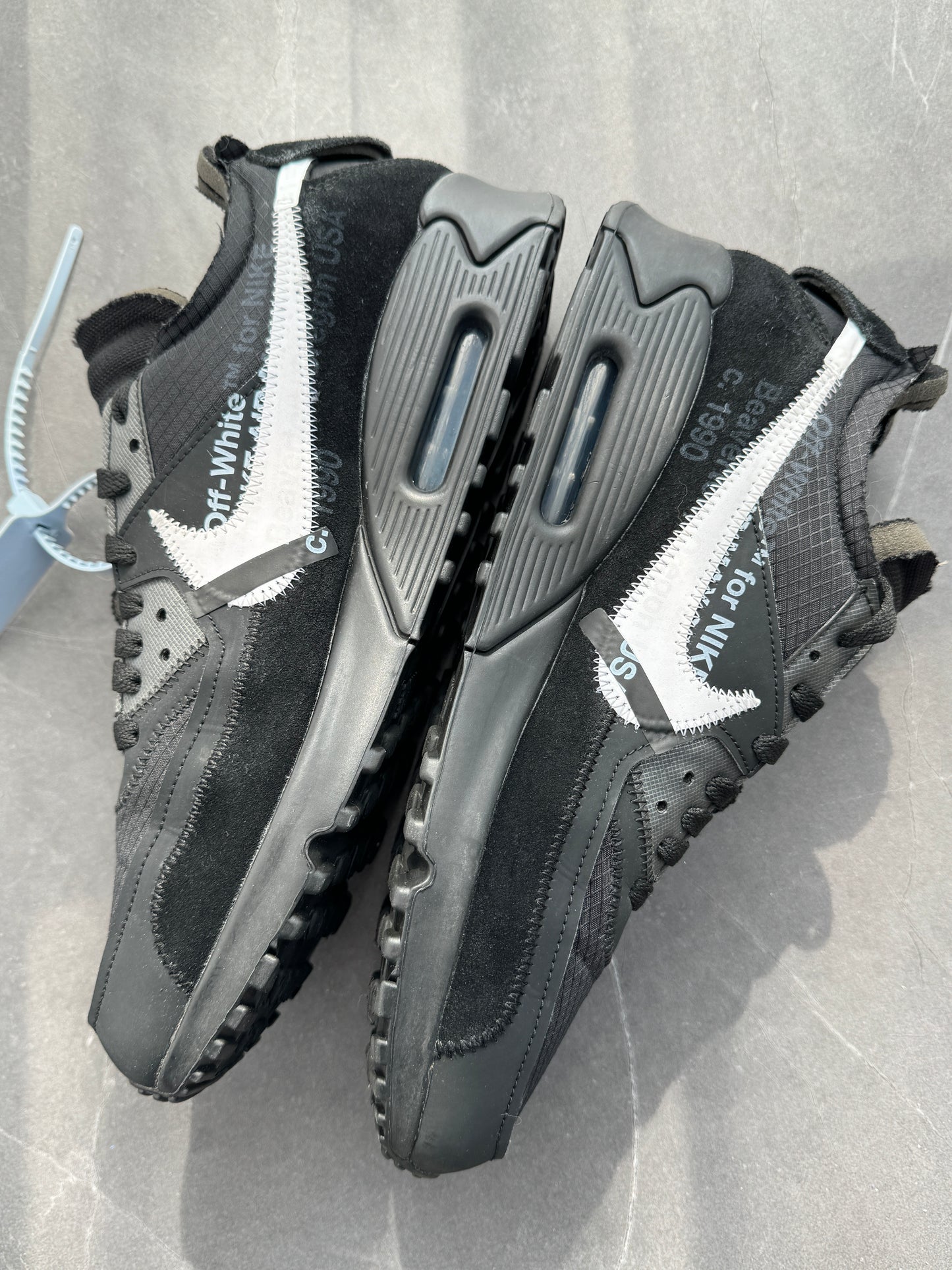 Air Max 90 Off-White Black US10.5