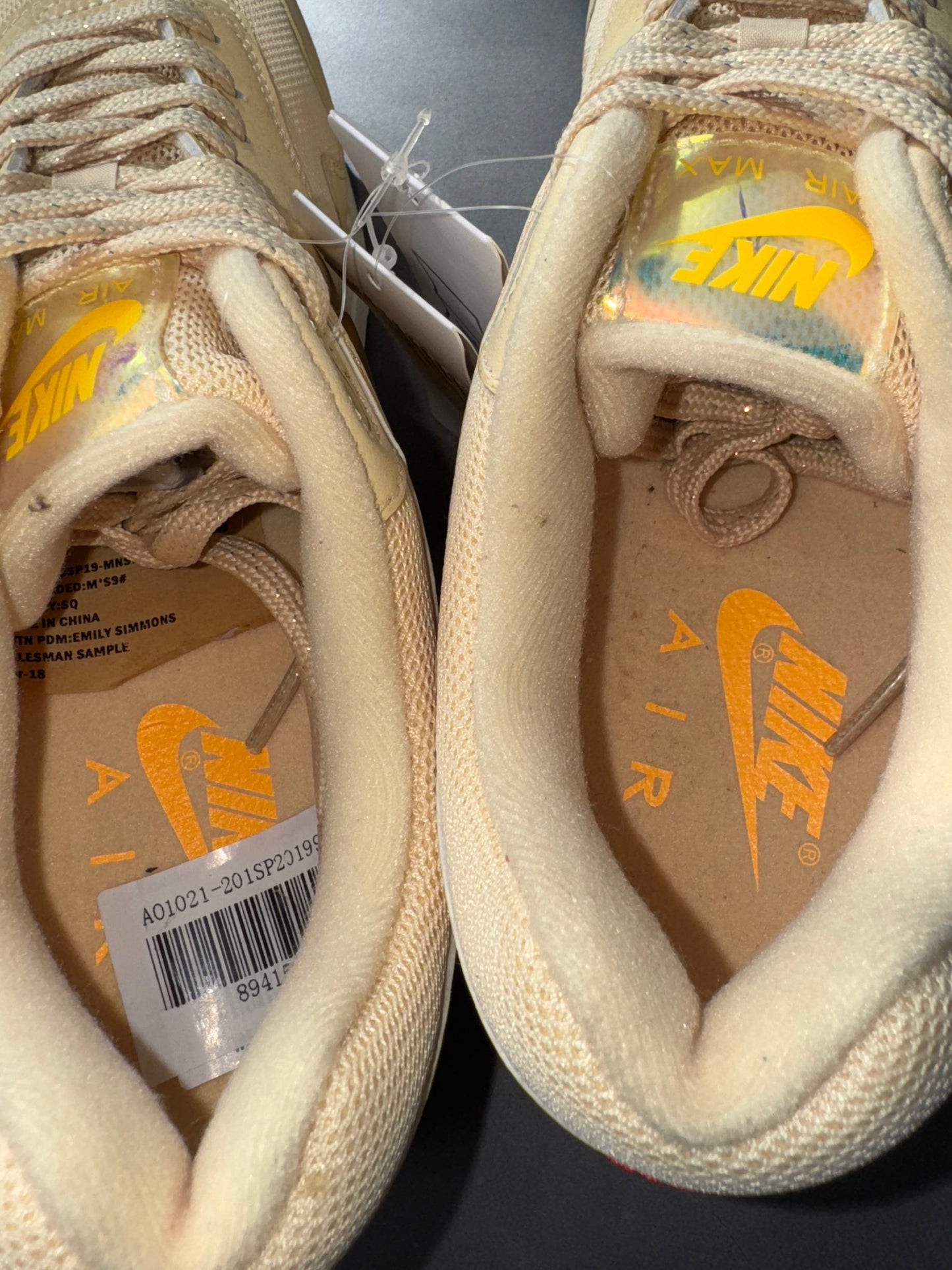 Air Max 1 Jelly Swoosh Sample