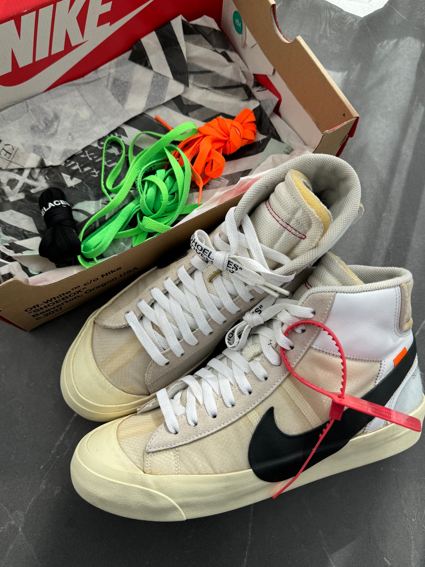 Nike Blazer Mid Off-White The Ten US10