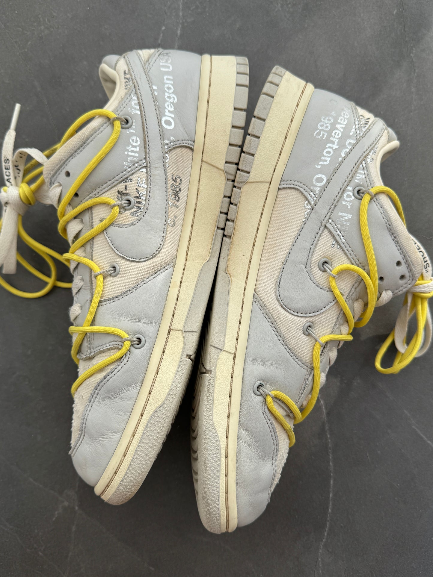 Dunk Low Off-White Lot27 US10