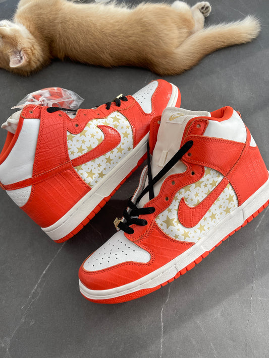 Dunk High Pro SB Supreme Orange Stars 2003