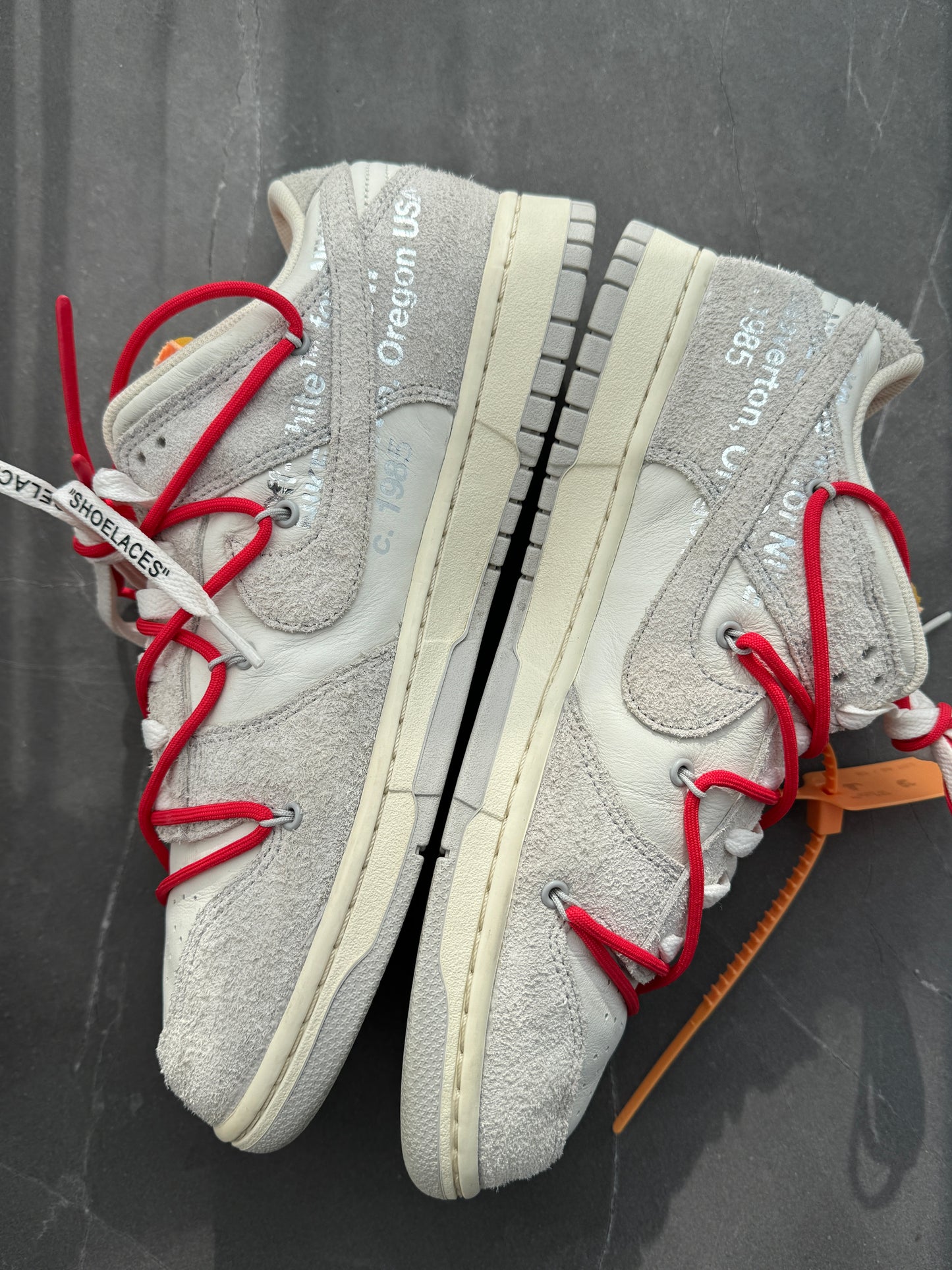 Dunk Low Off-White Lot40 US12