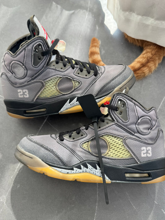 Air Jordan 5 Off-White Muslin US10.5
