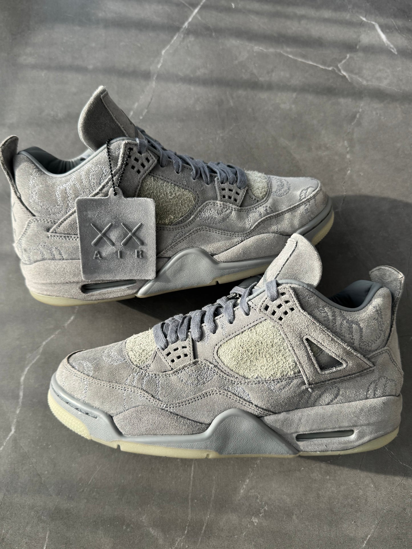 Air Jordan 4 Kaws Grey US10