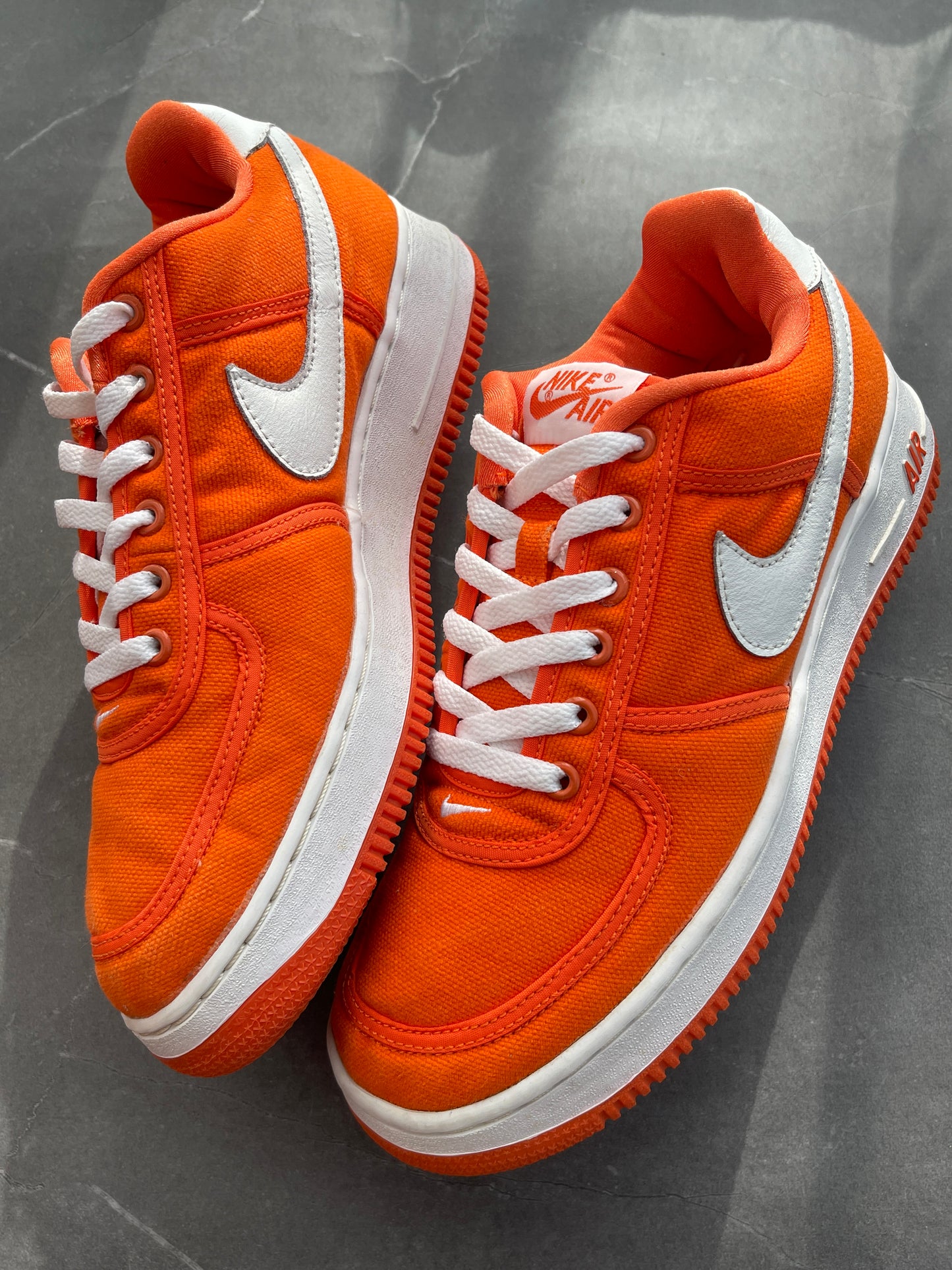 Air Force 1 Low Canvas Safety Orange