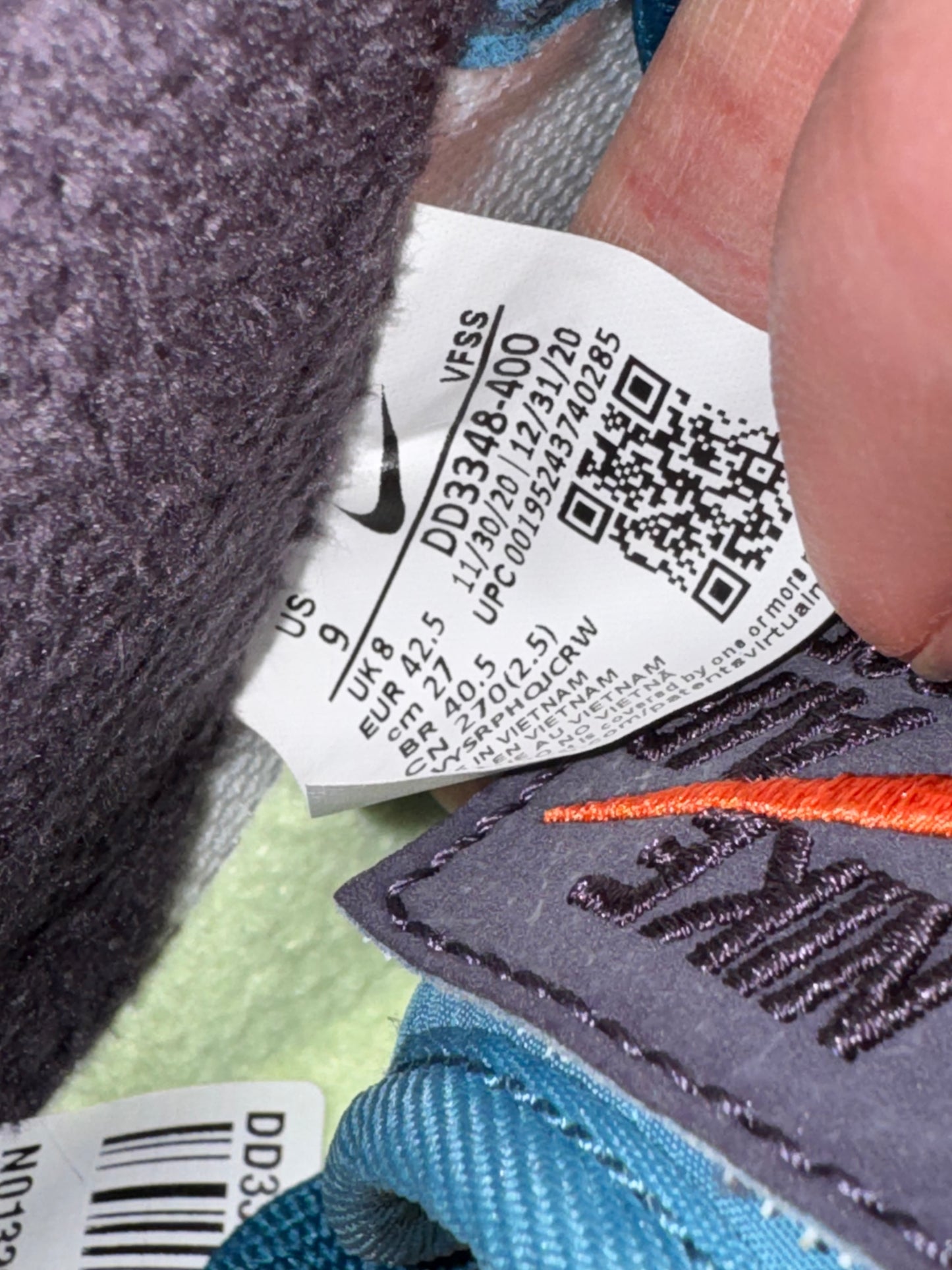 Air Force 1 Low Velcro Unreleased Sample