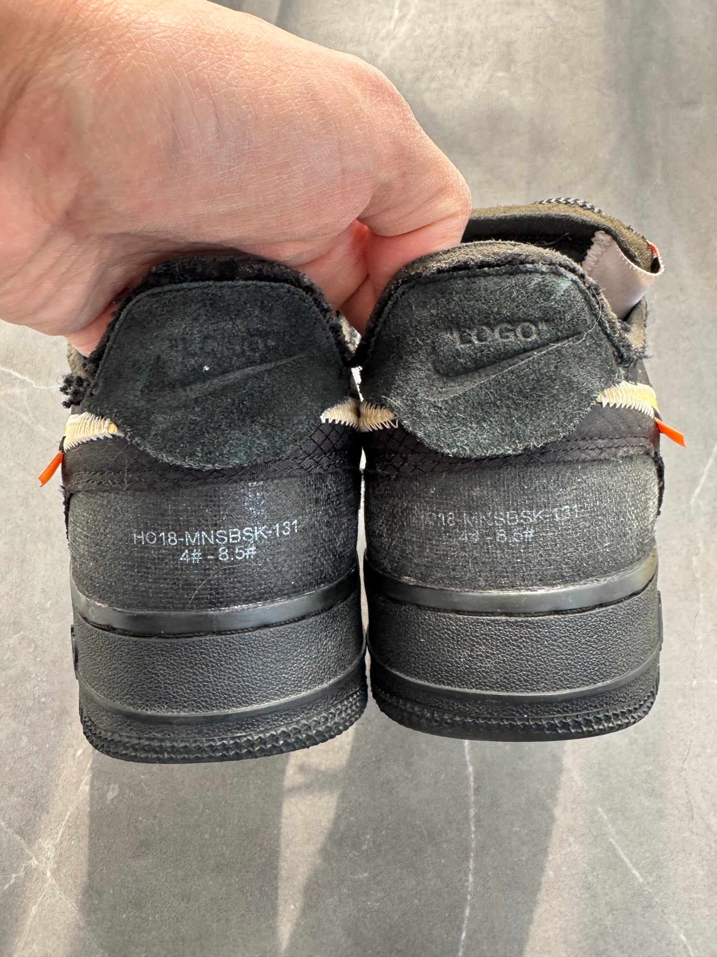 Air Force 1 Low Off-White Black White US7.5