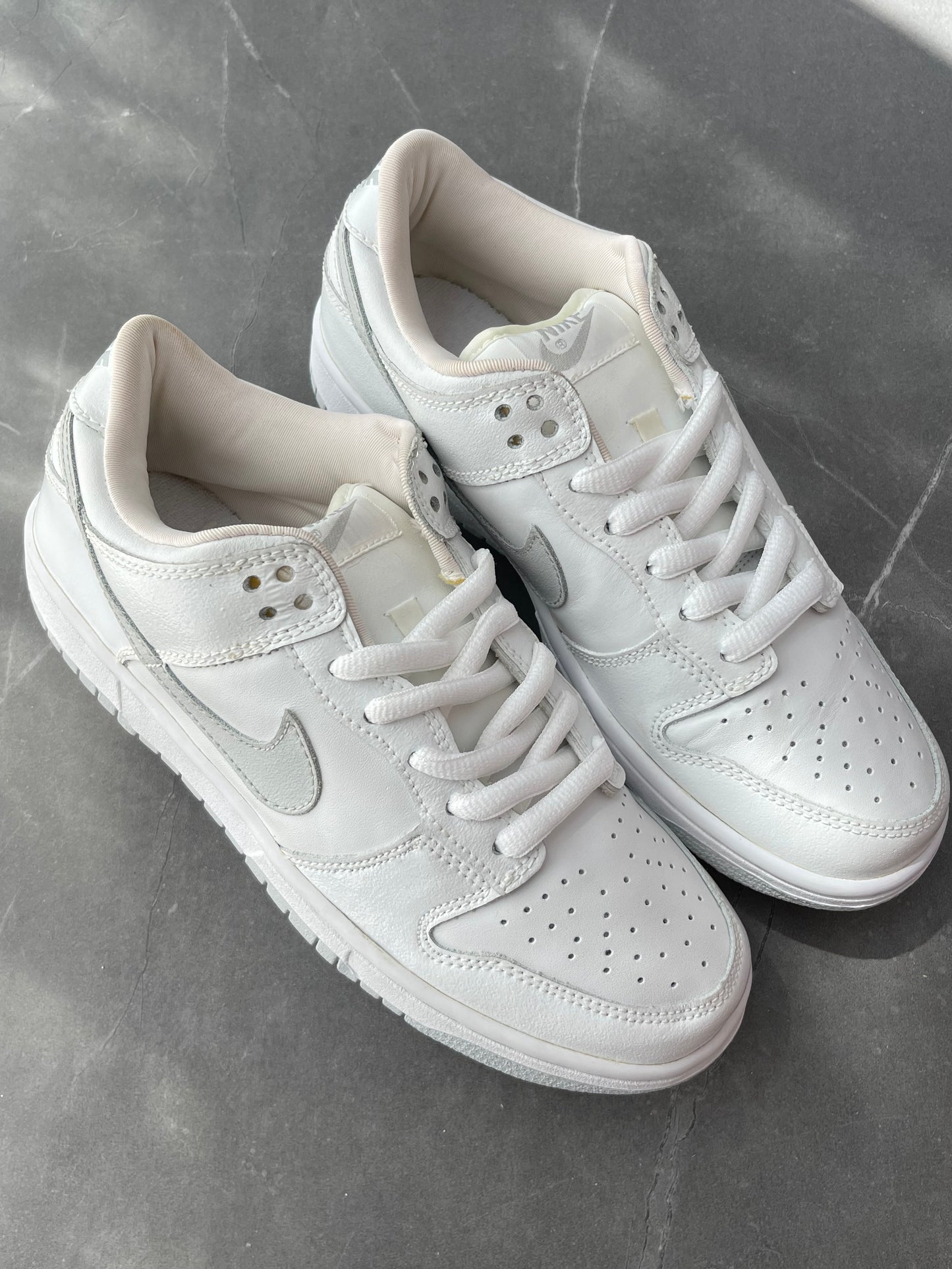 Dunk Low Pro B White Patent 2002