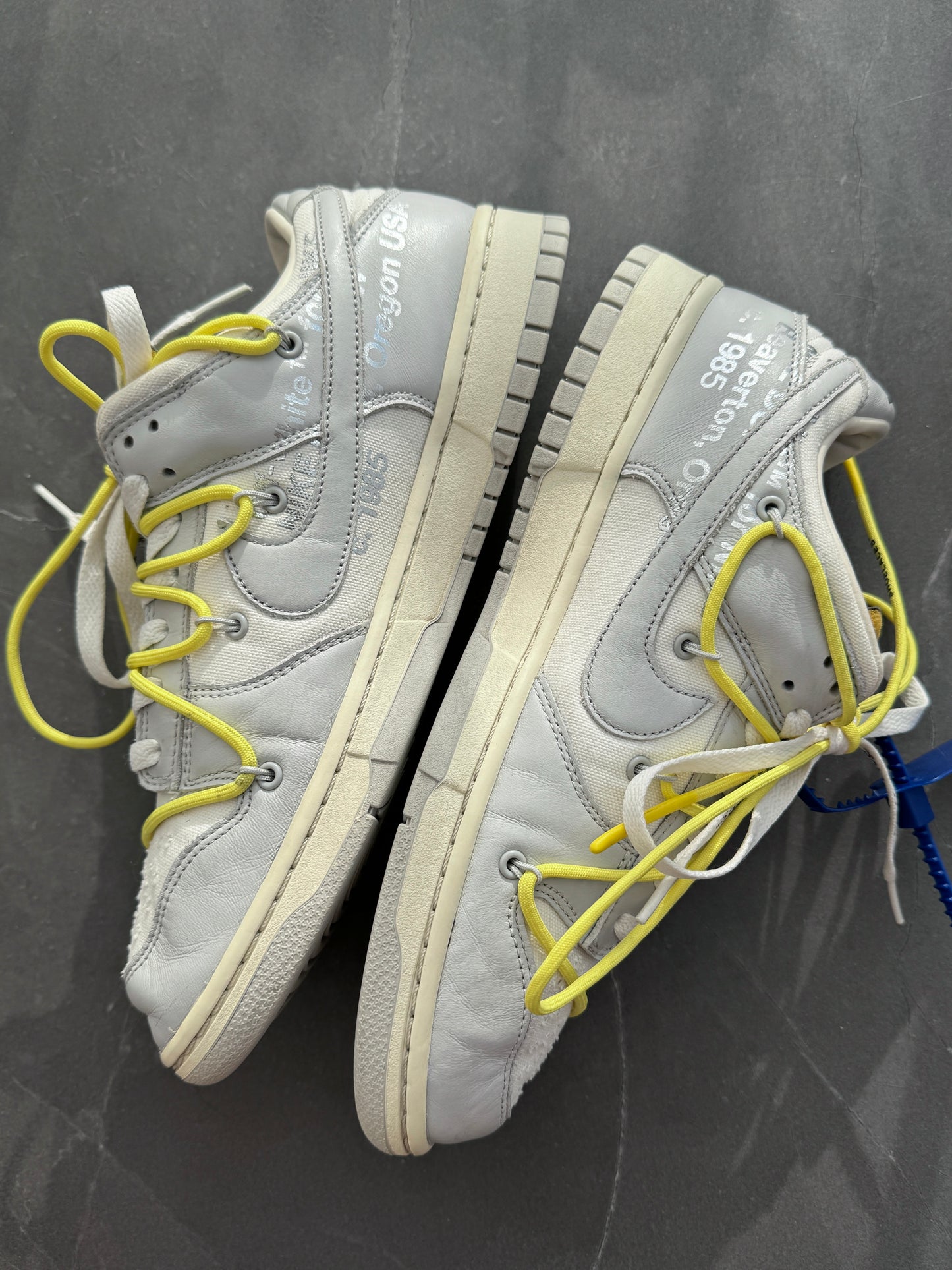 Dunk Low Off-White Lot27 US10