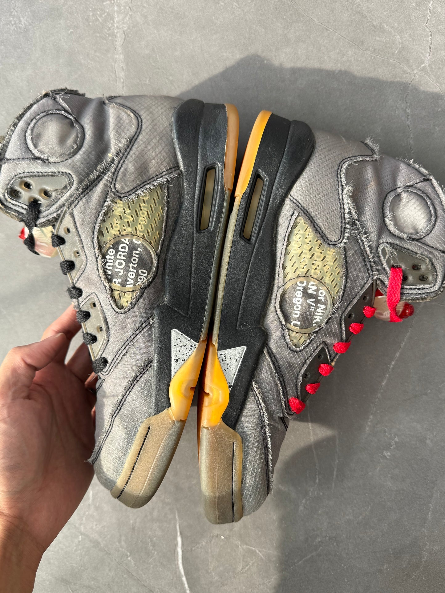 Air Jordan 5 Off-White Muslin US9