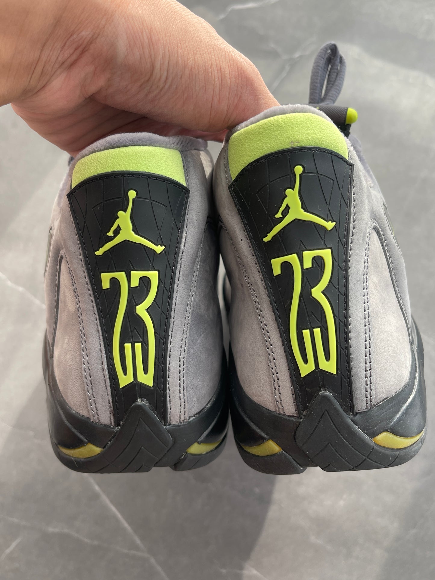 Air Jordan 14 Graphite Chartreuse 2005