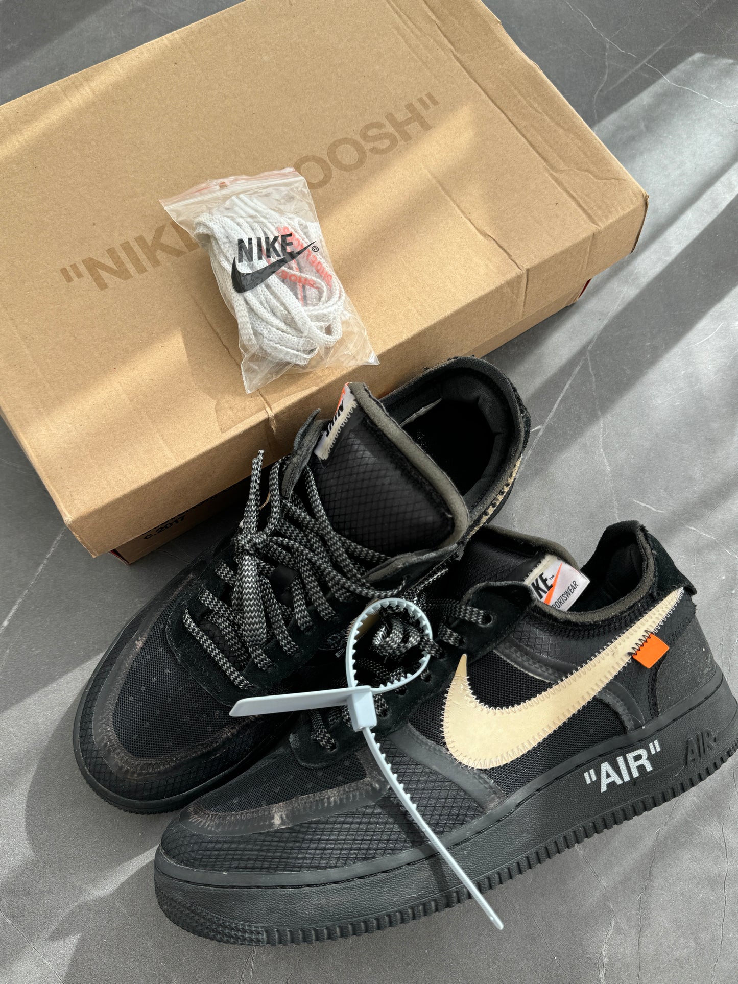 Air Force 1 Low Off-White Black US9.5