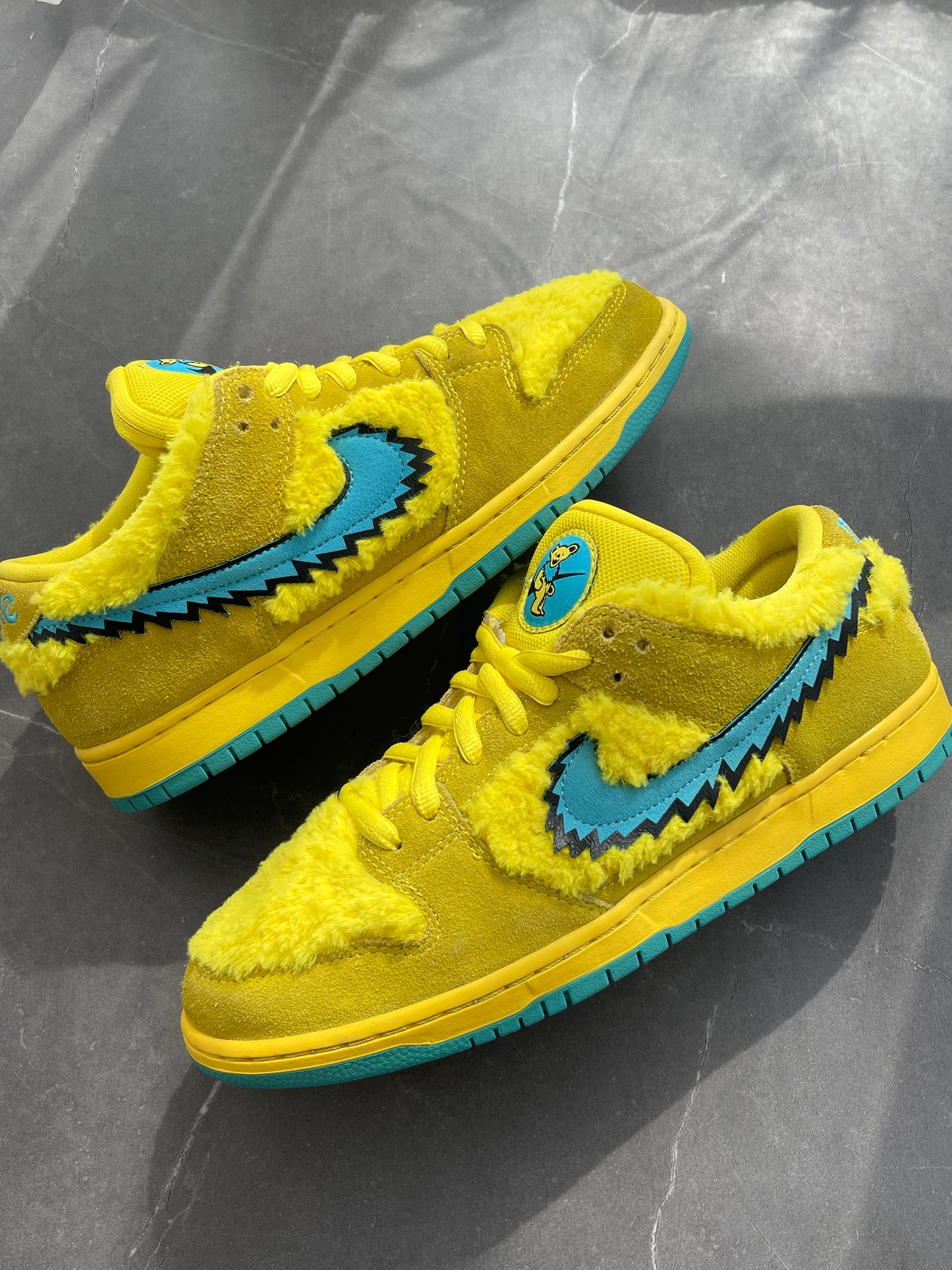 Dunk Low Pro SB Greatful Dead Bears Opti Yellow