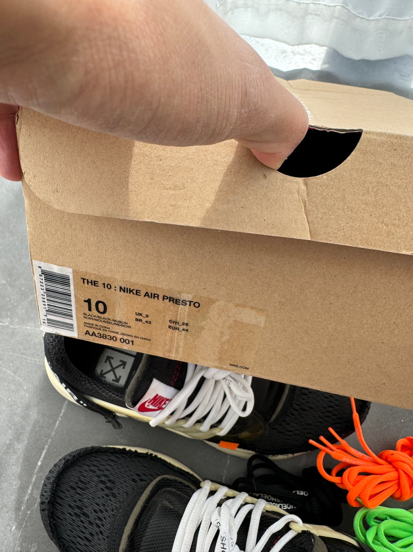 Nike Air Presto Off-White The Ten US10