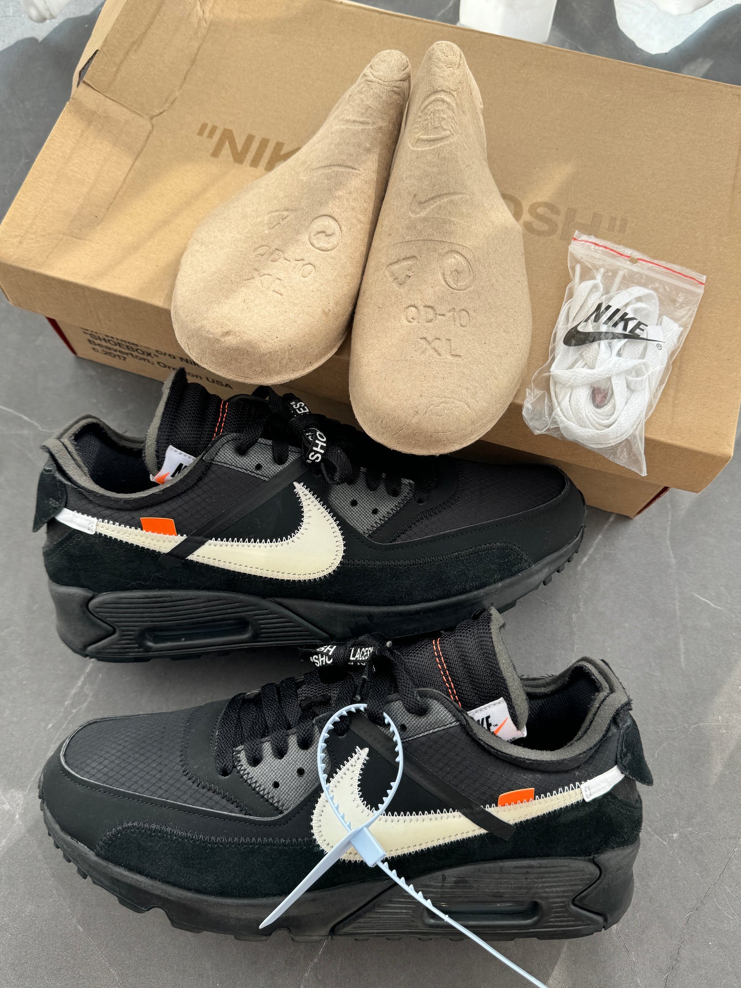 Air Max 90 Off-White Black US12