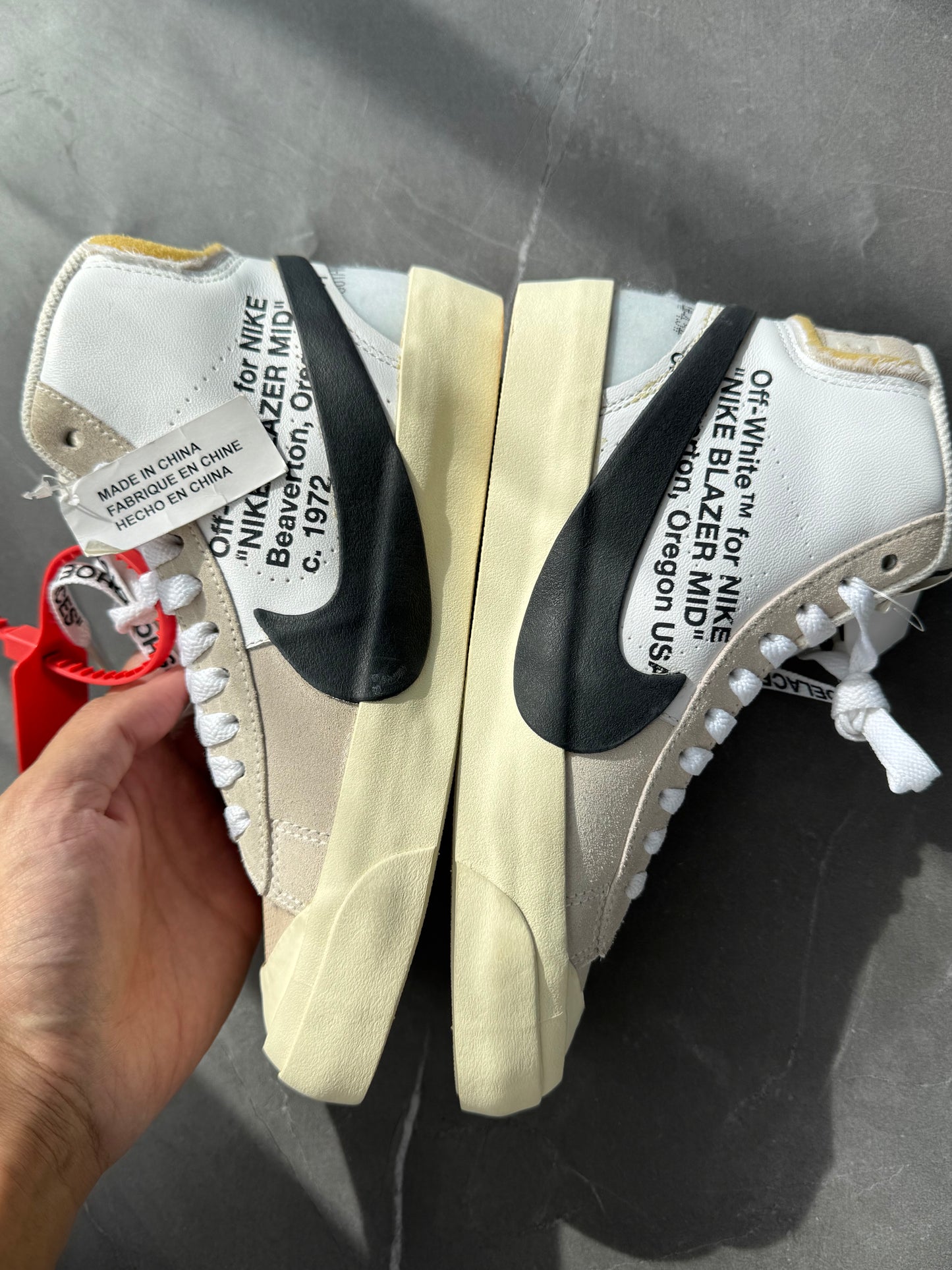 Blazer Mid Off-White The Ten US4
