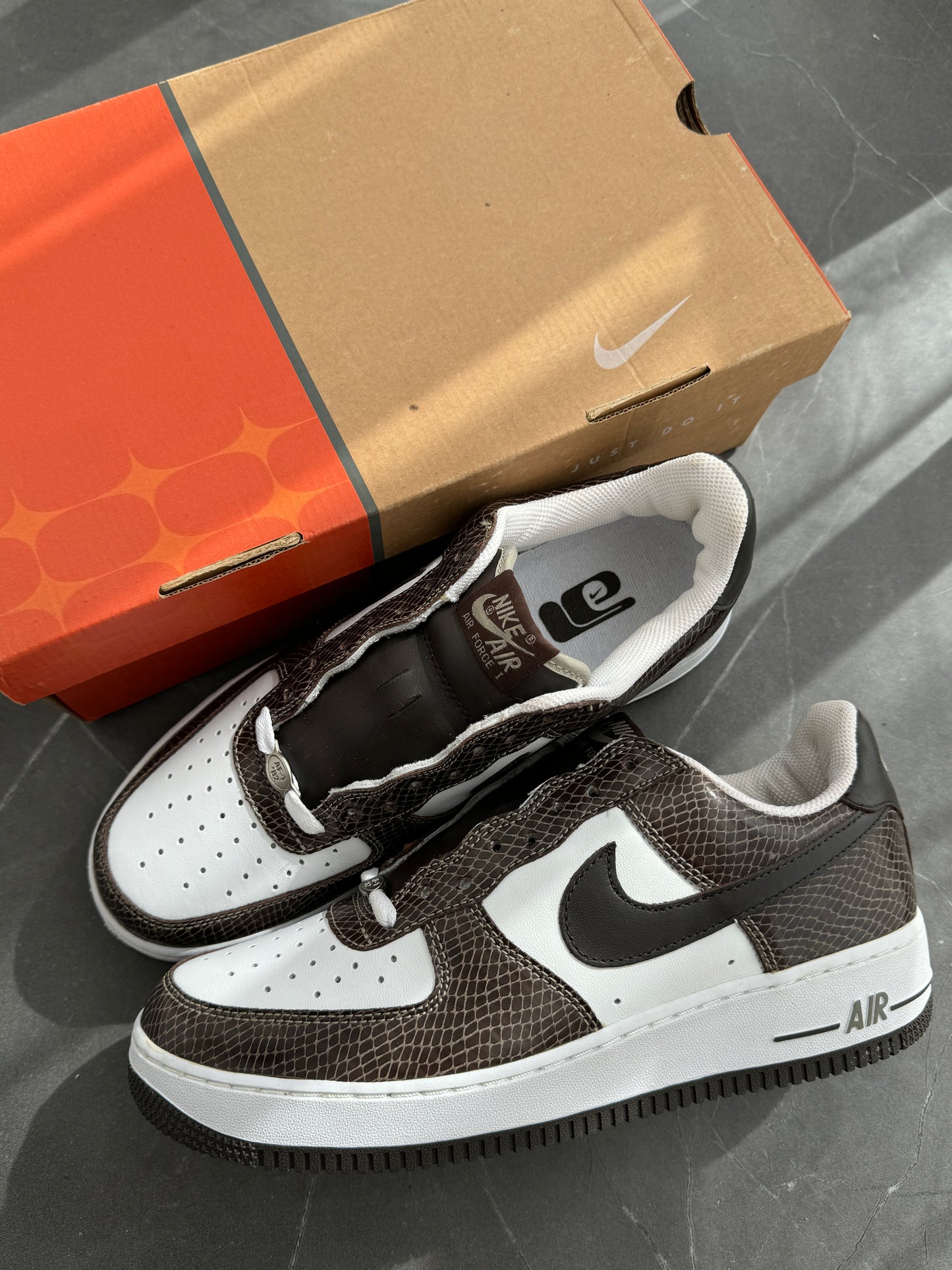 Air Force 1 Low Premium Snakeskin Baroque Brown 2004