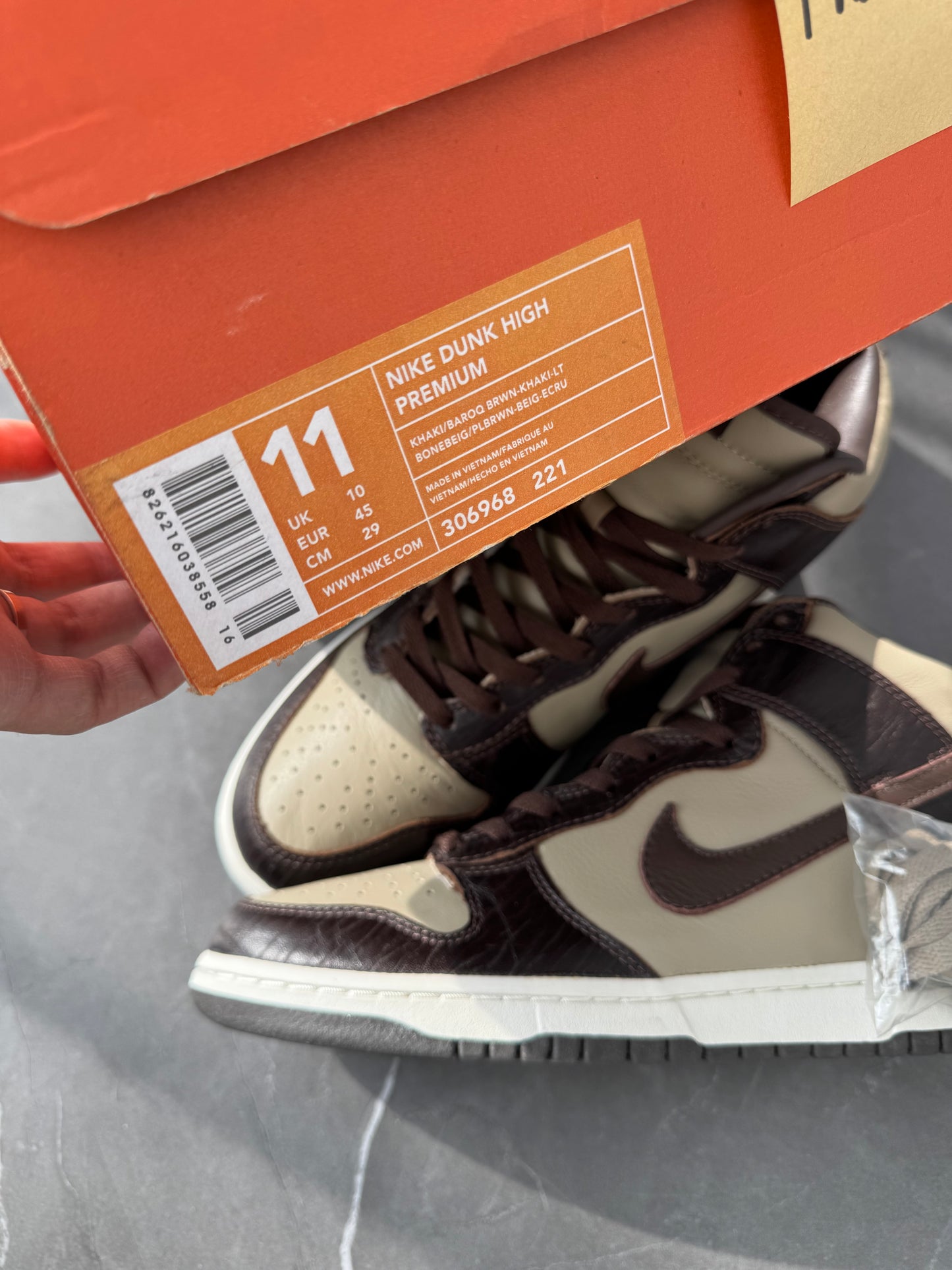 Dunk High Premium Khaki Brown 2003