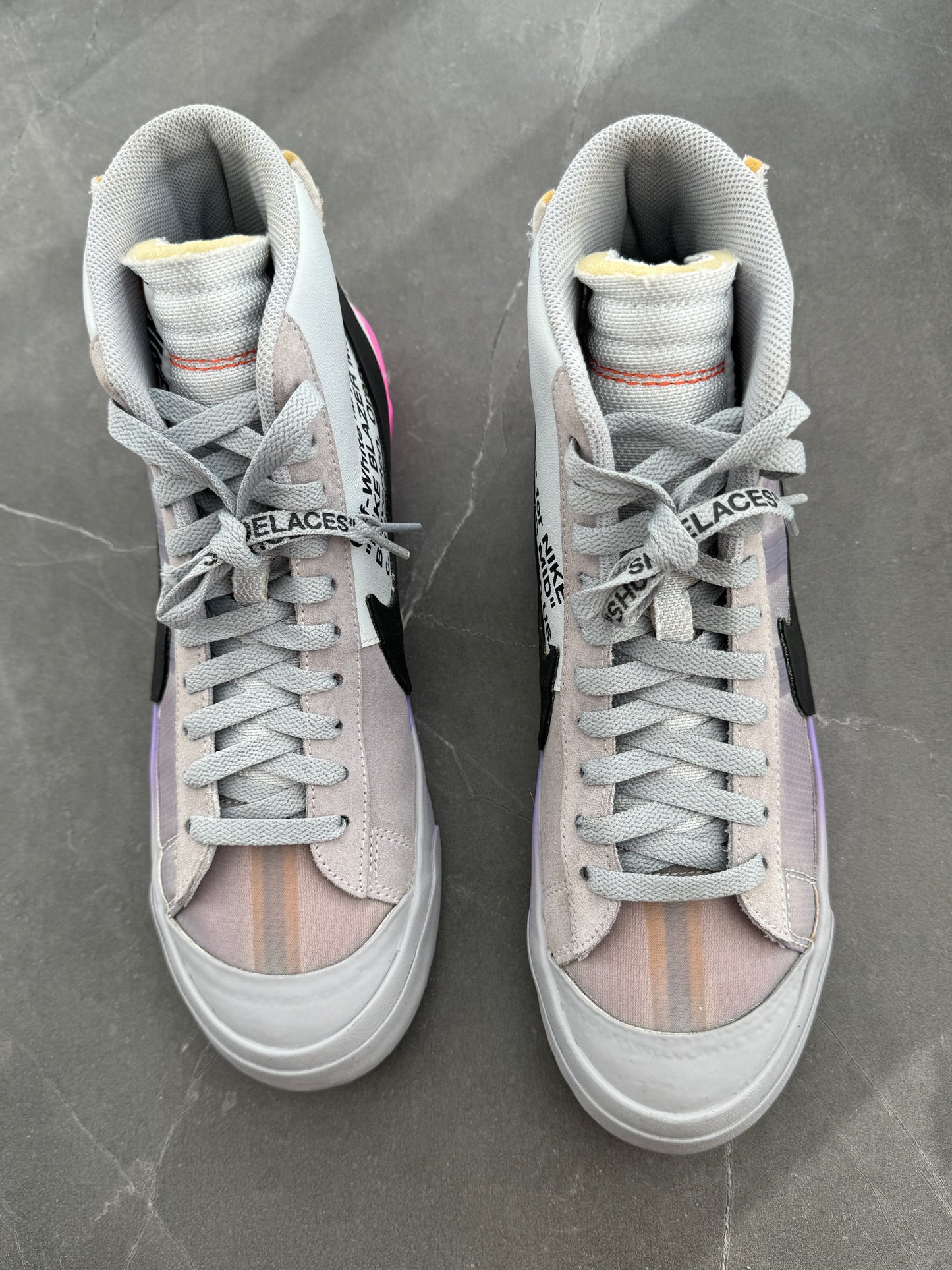 Nike Blazer Off-White Wolf Grey Serena Queen US9.5