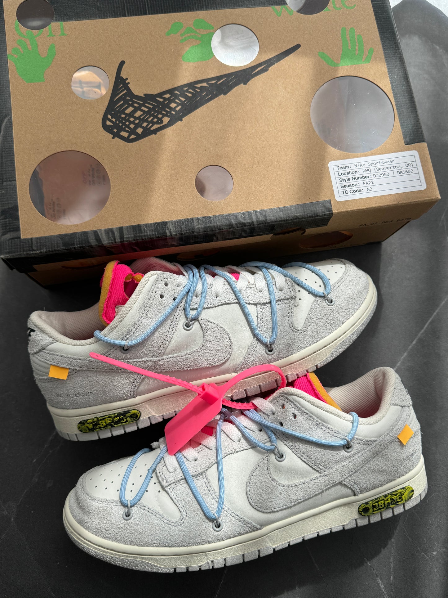 Dunk Low Off-White Lot38