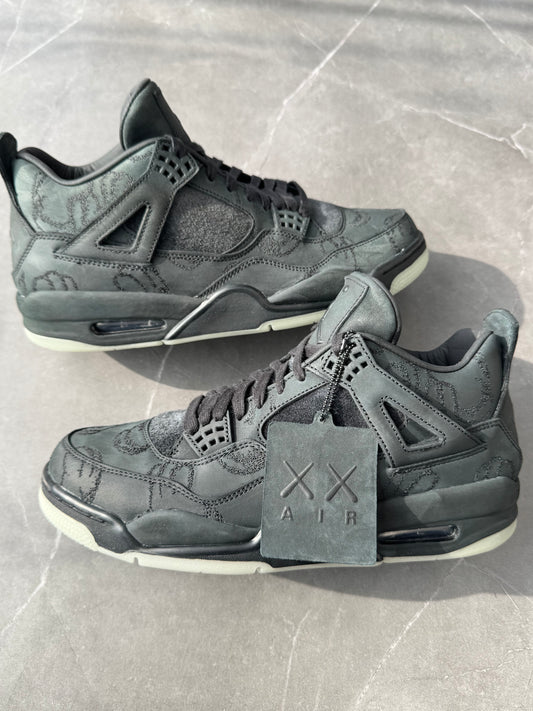Air Jordan 4 Kaws Black US10