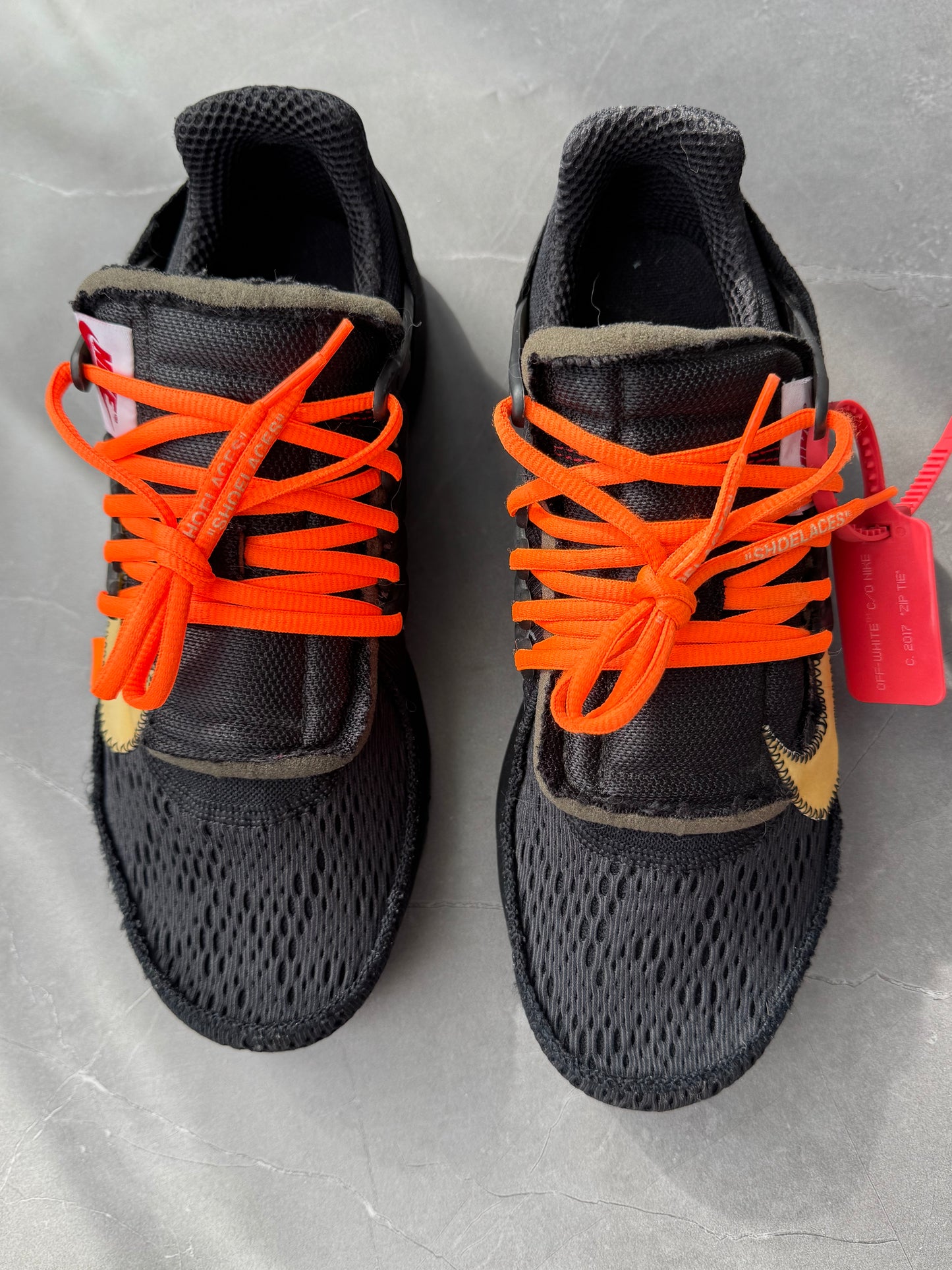 Air Presto Off-White Black US10