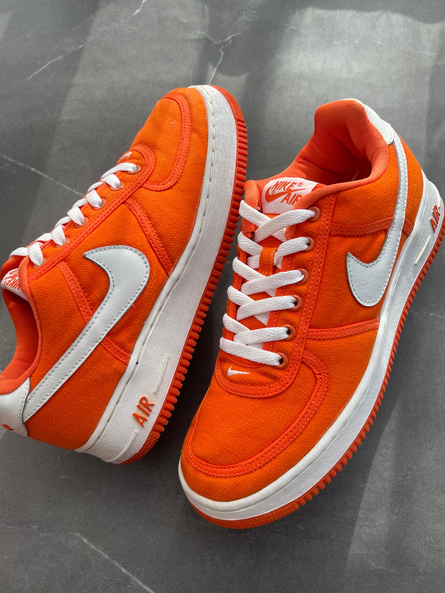 Air Force 1 Low Canvas Safety Orange