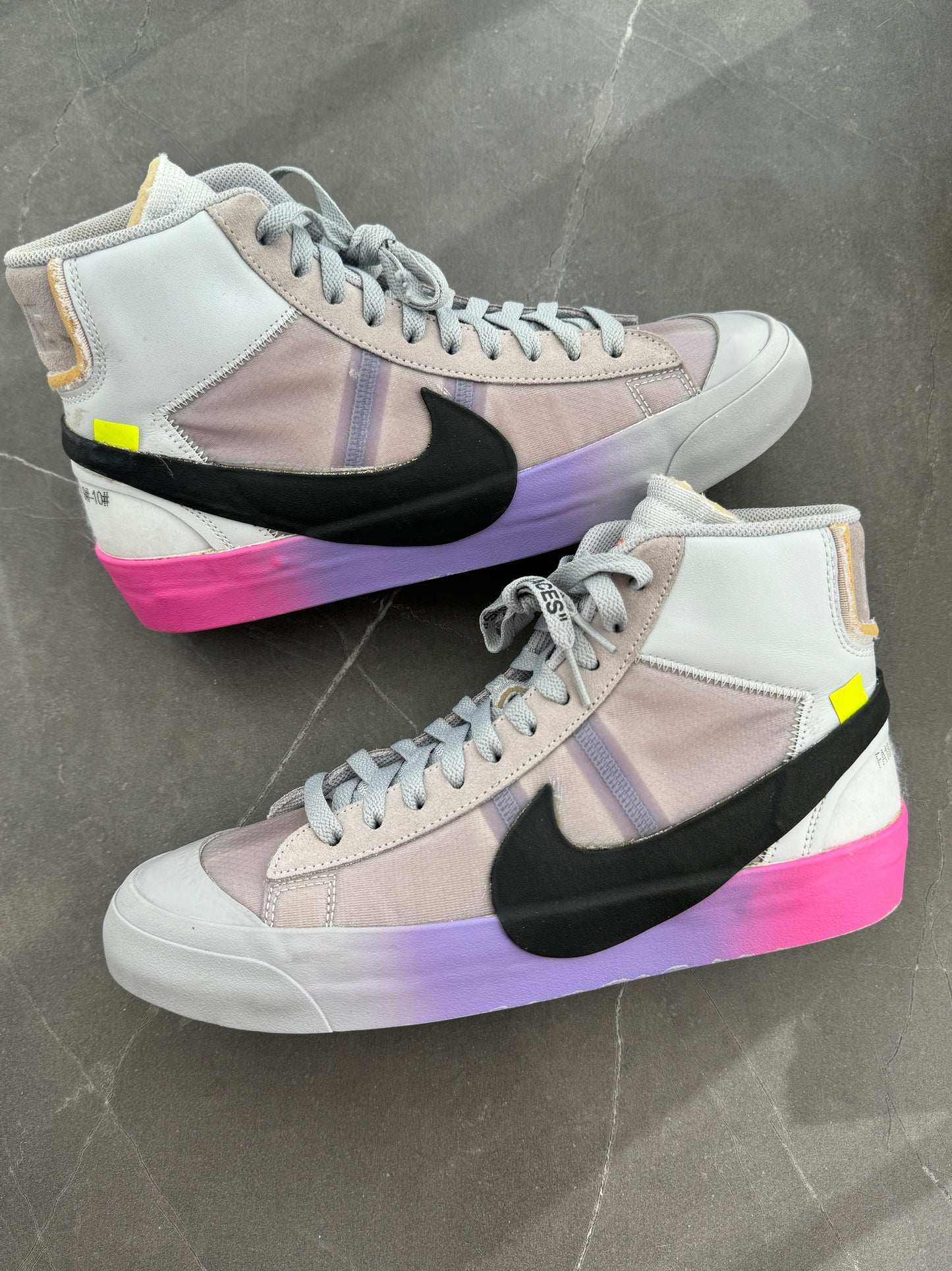 Nike Blazer Off-White Wolf Grey Serena Queen US9.5