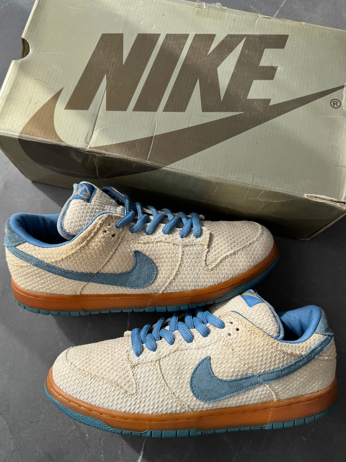 Dunk Low Pro SB Cascade Blue Hemp 2003 US12