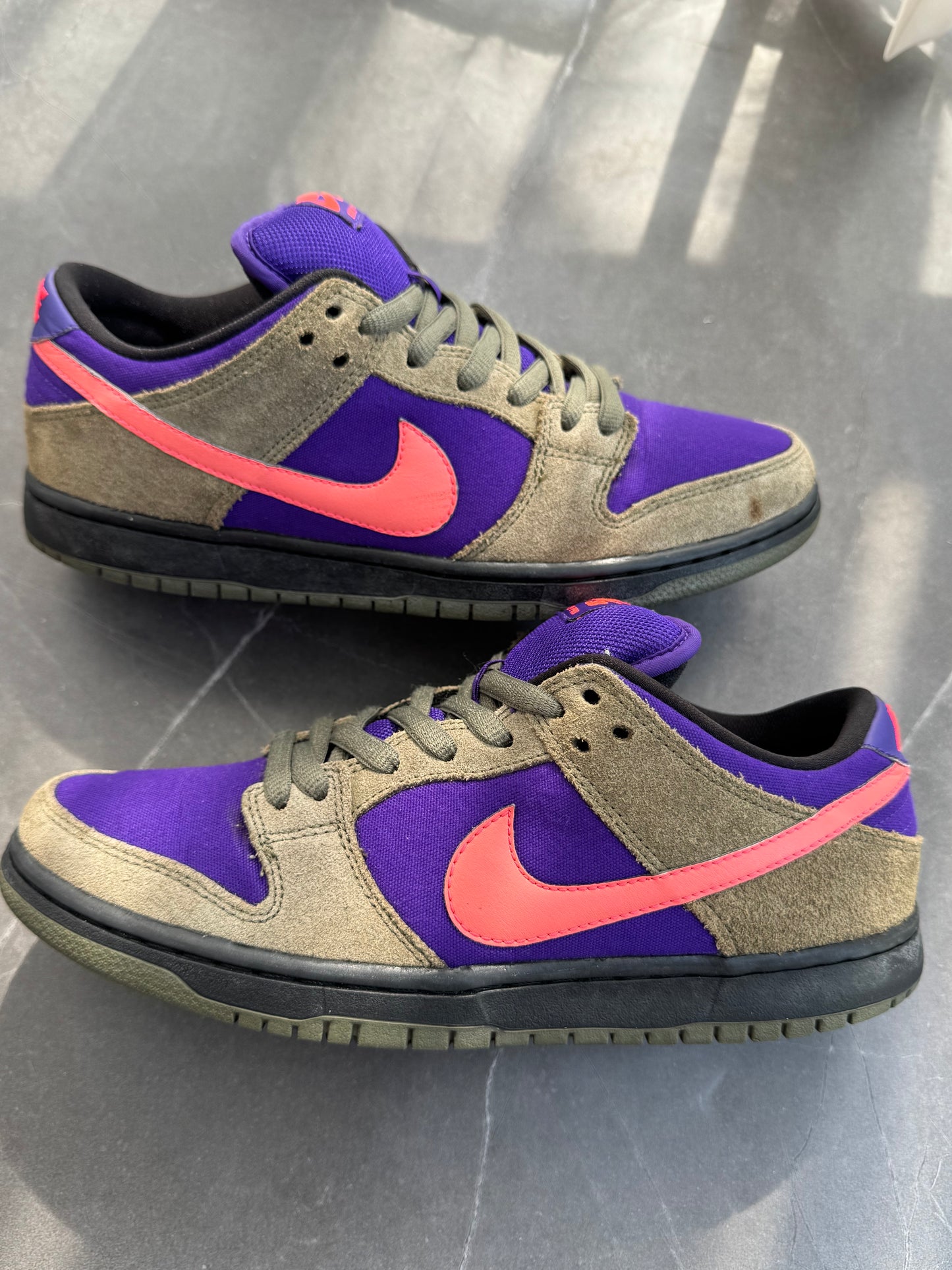 Dunk Low Pro SB Olive Atomic Red 2013 US9.5