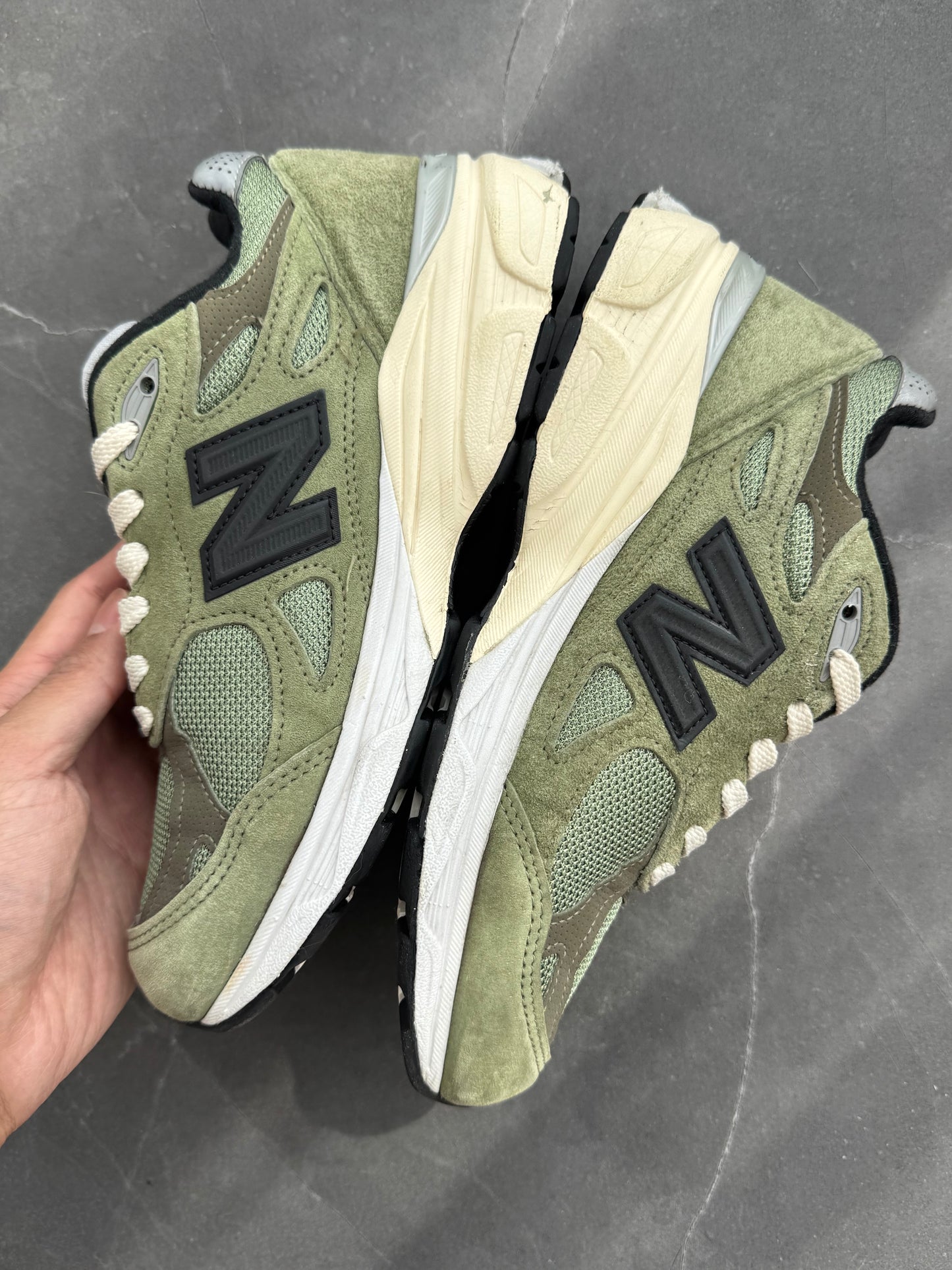 New Balance 990 V3 JJJJound MiUSA Olive US4.5