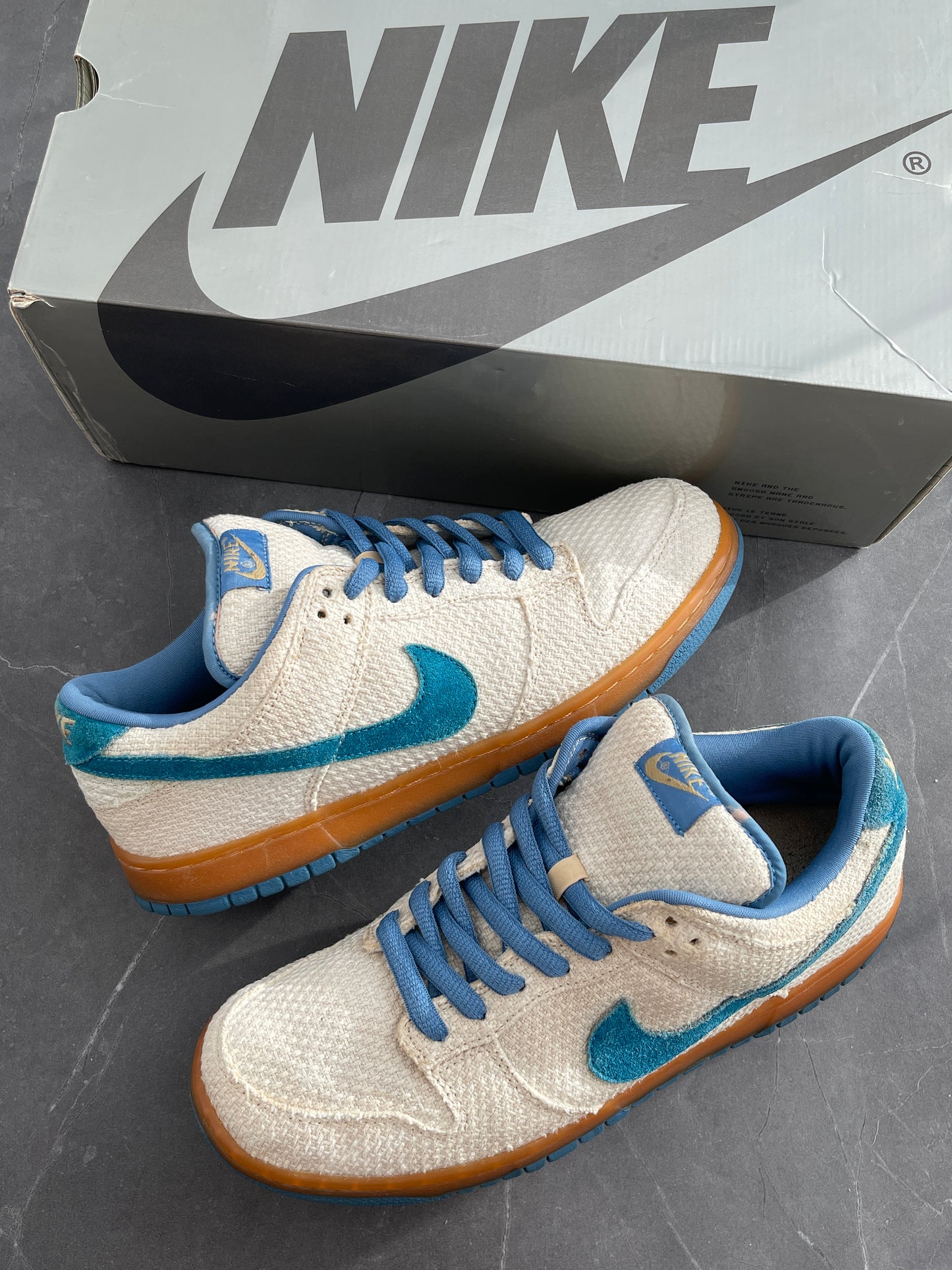 Dunk Low Pro SB Blue Hemp Cascade 2004