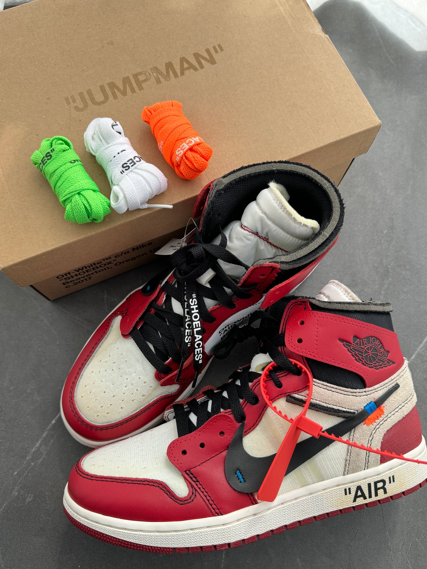 Air Jordan 1 Off-White Chicago US9