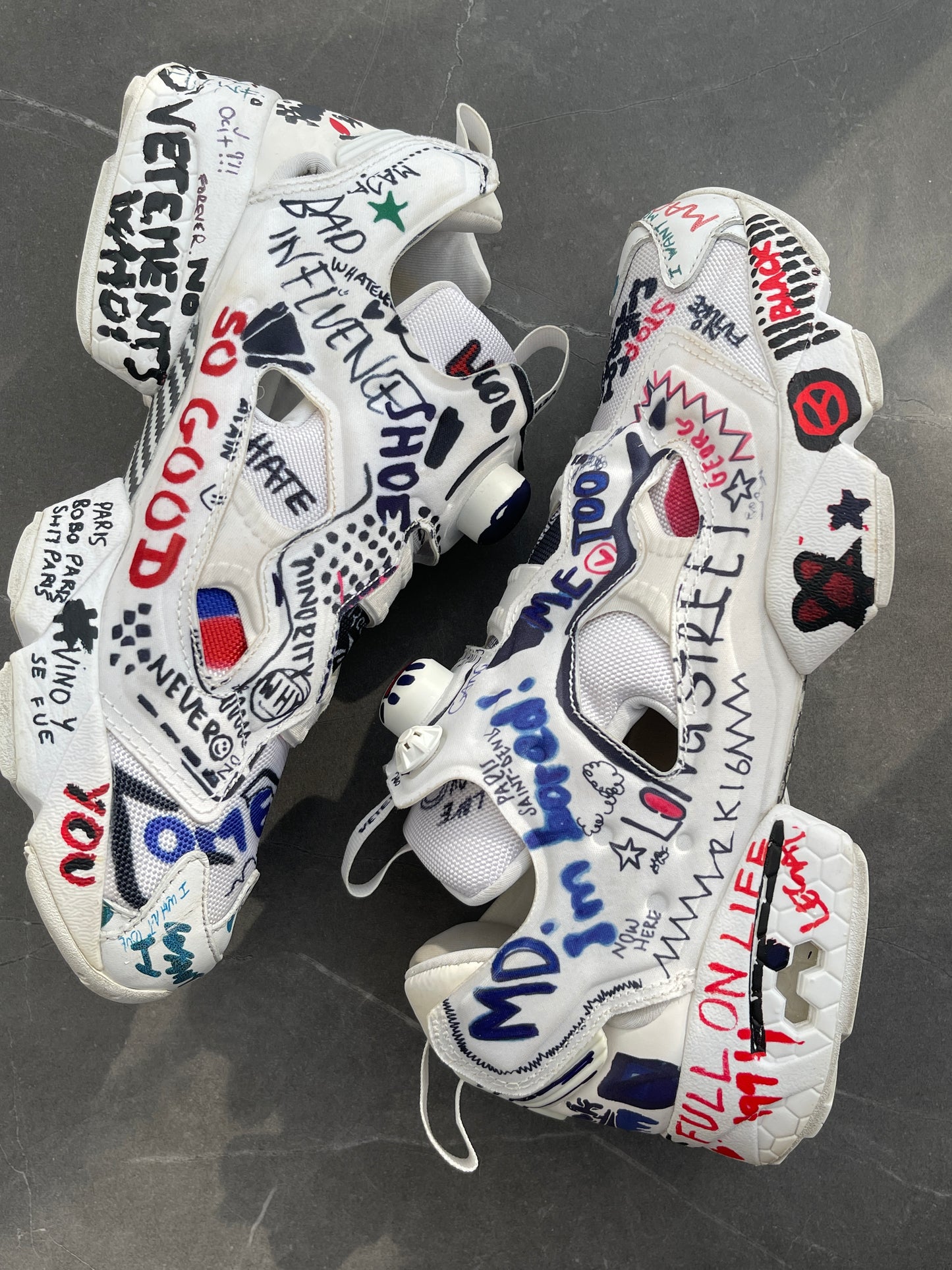 Adidas Reebok Instapump Fury Vetements Doodle