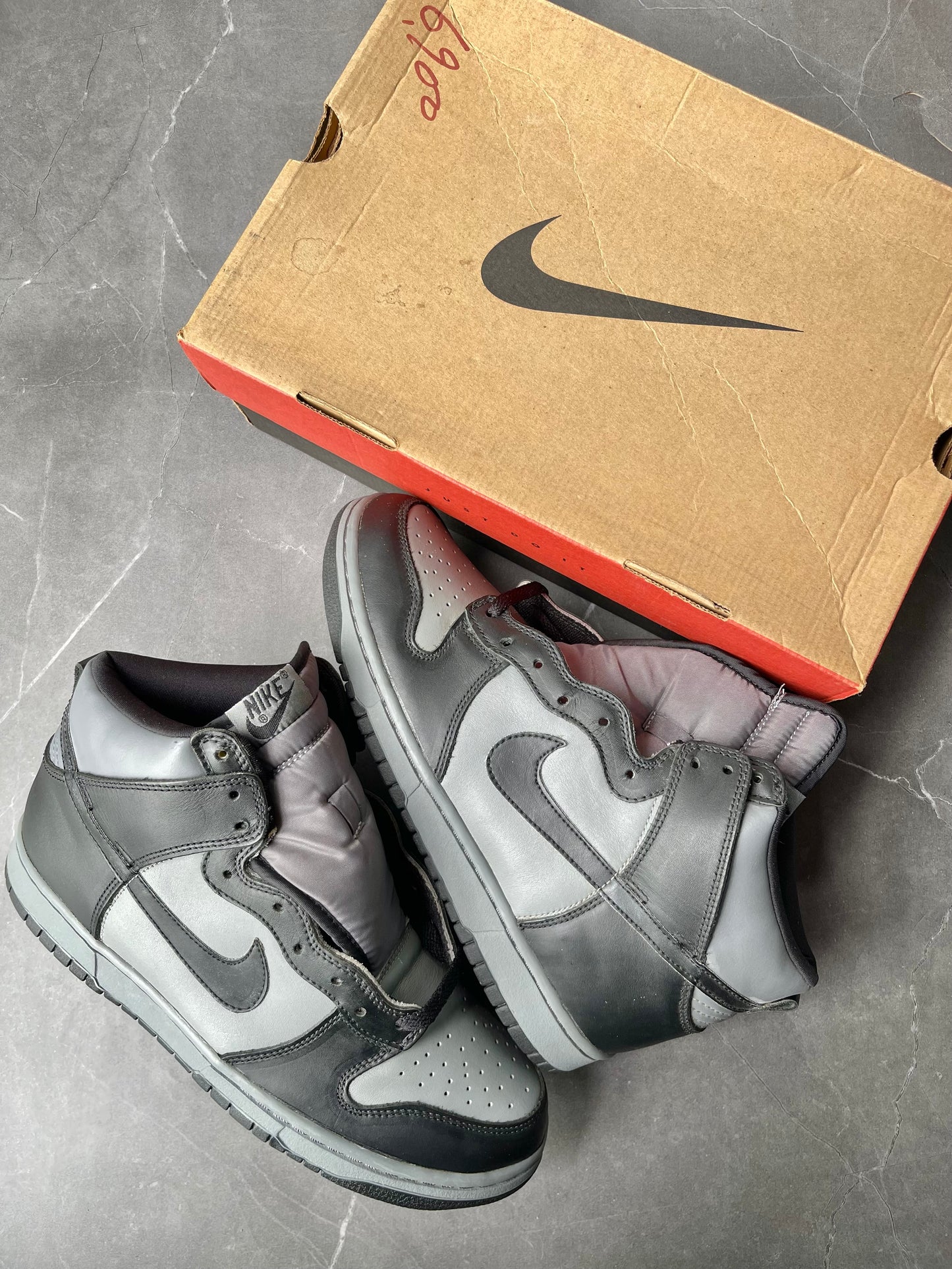 Dunk High LE Shadow Black Grey 1999