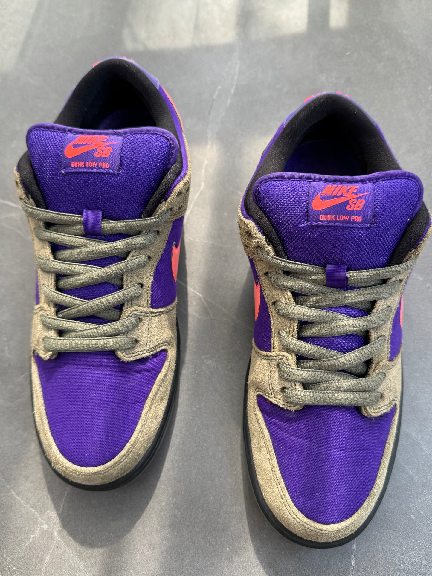 Dunk Low Pro SB Olive Atomic Red 2013 US9.5