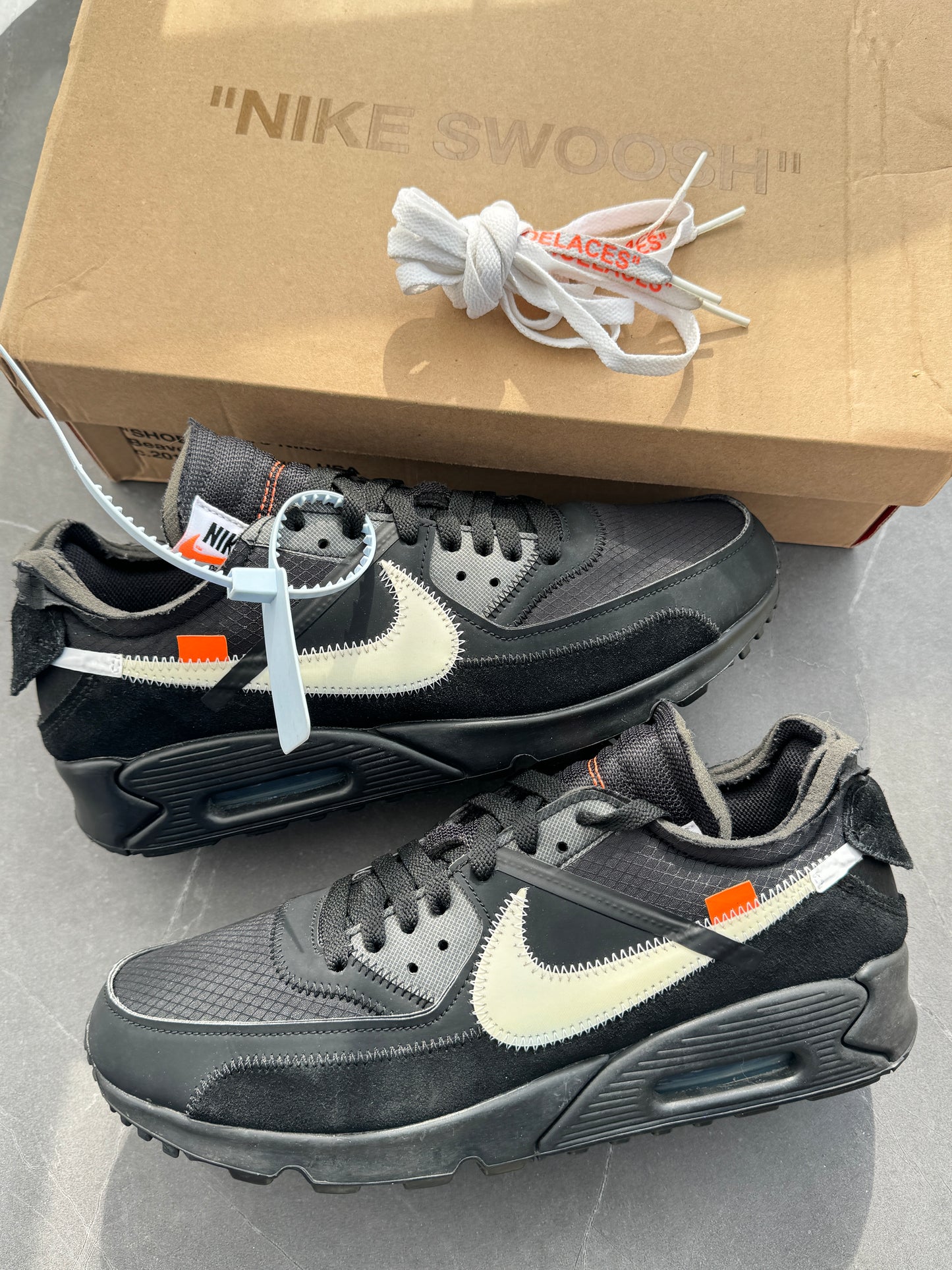 Air Max 90 Off-White Black US10.5