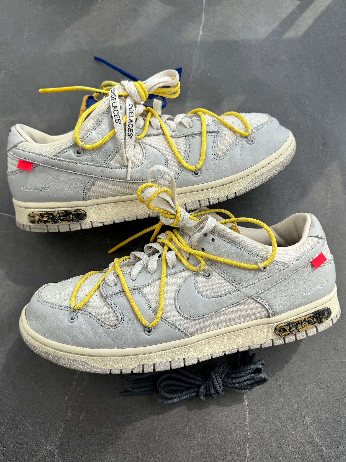 Dunk Low Off-White Lot27 US12