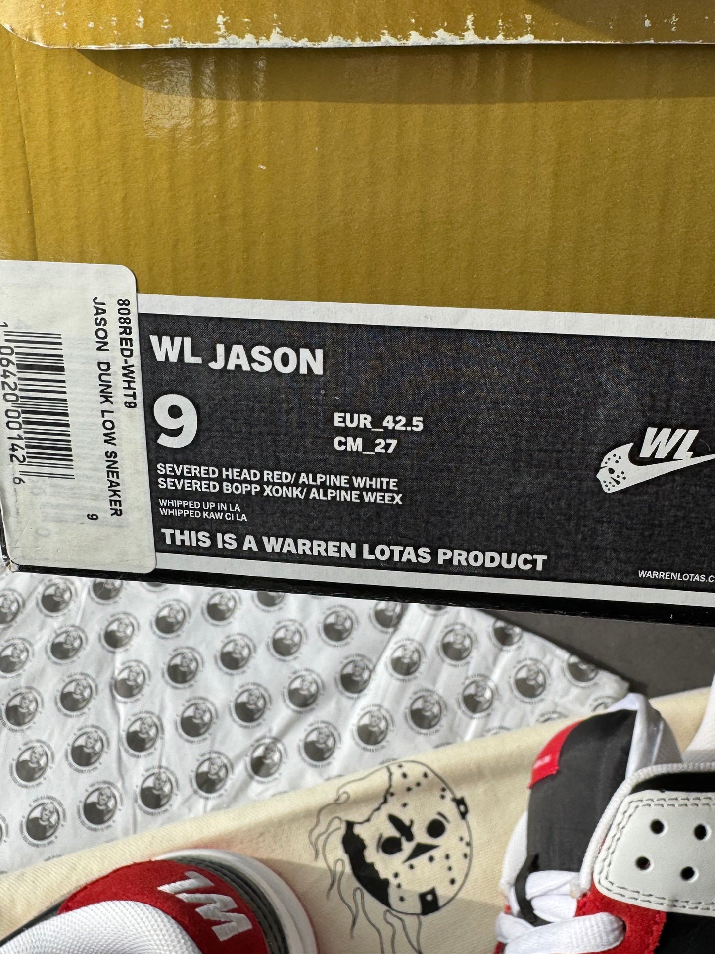 Warren Lotas Jason Voorhees Dunk Low