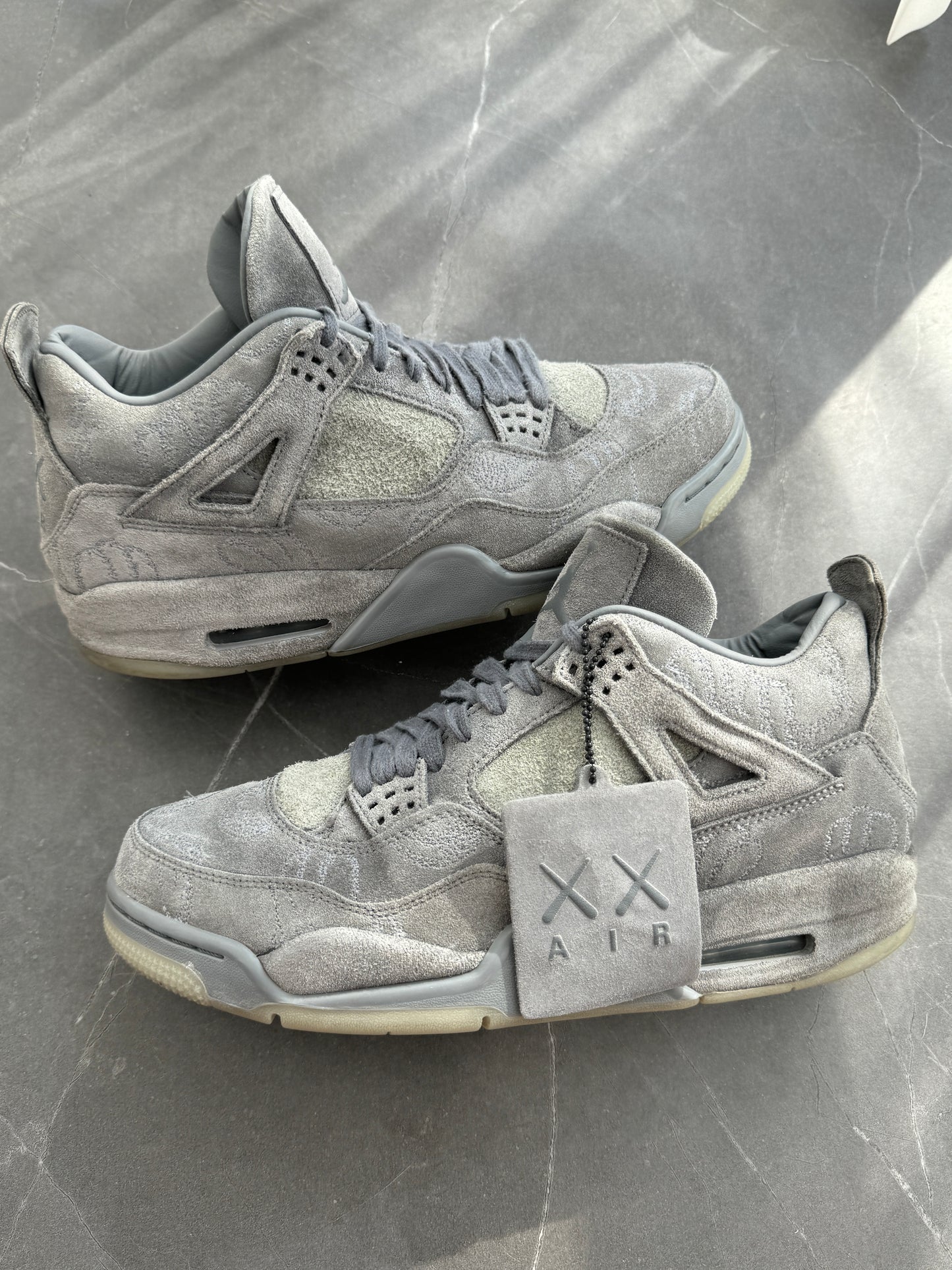 Air Jordan 4 Kaws Grey US10.5