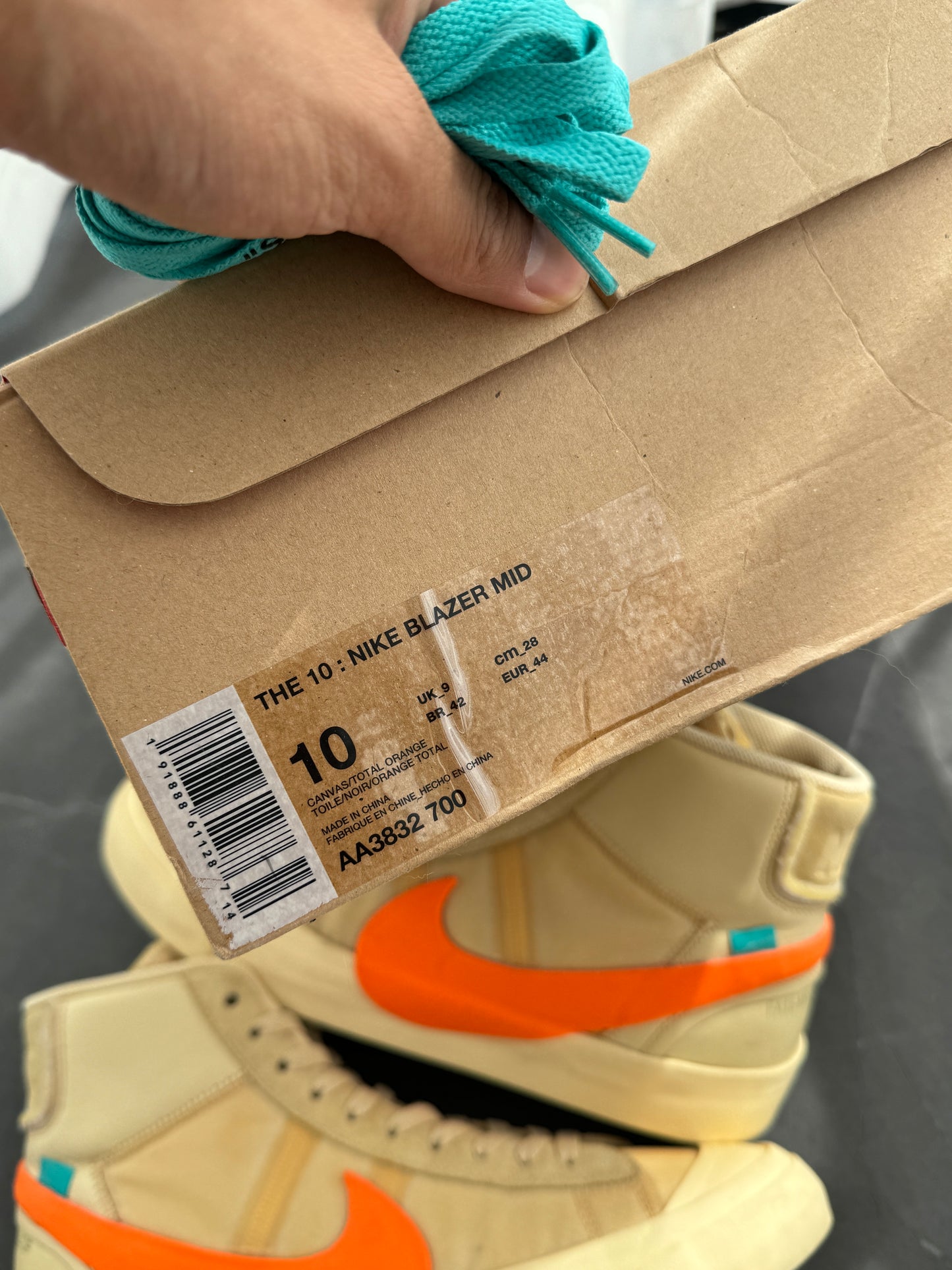 Nike Blazer Mid Off-White All Hellow's Eve US10