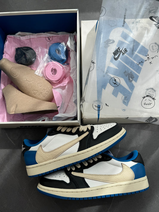 Air Jordan 1 Low Travis Scott Fragment Design US4