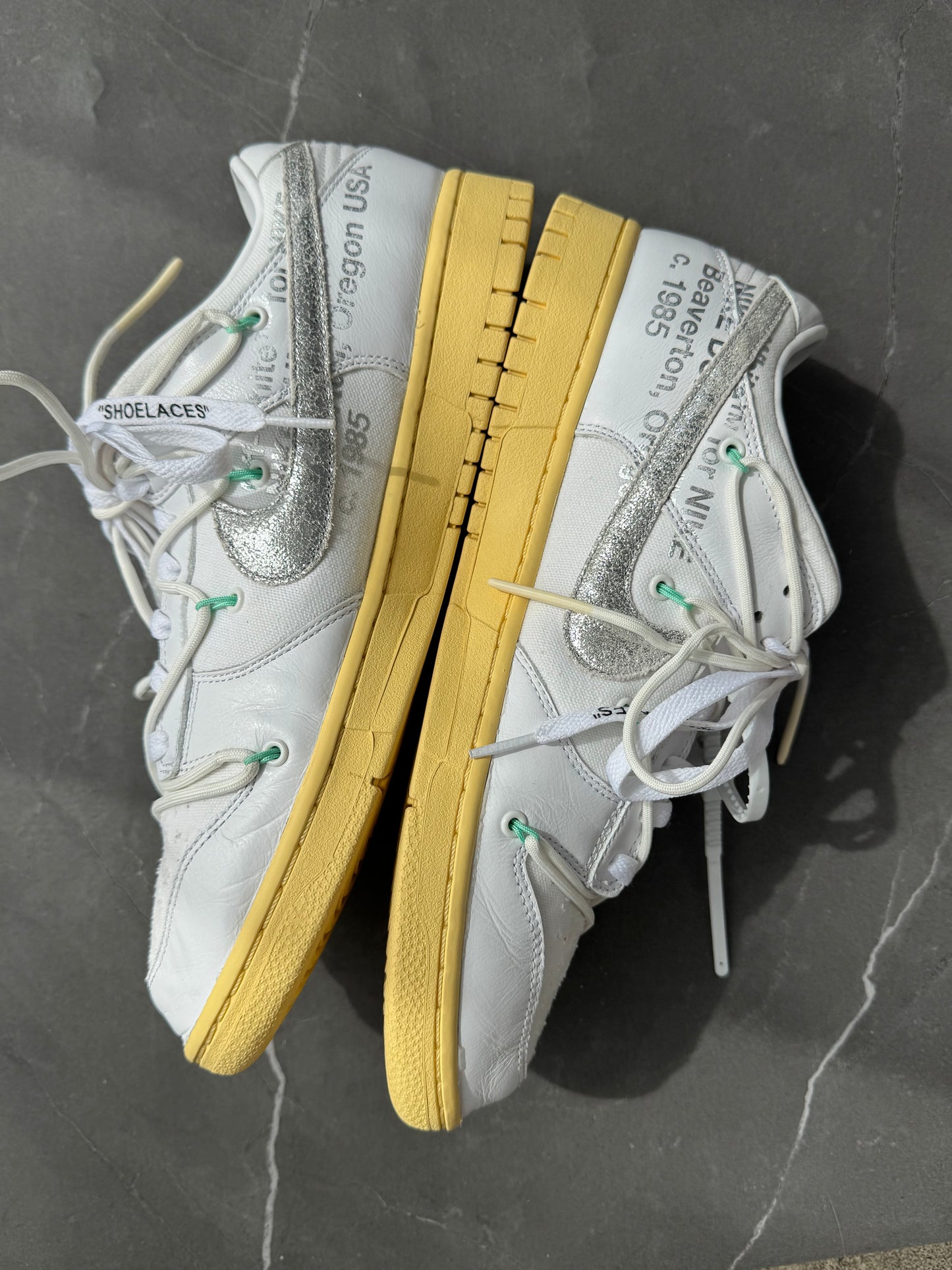 Dunk Low Off-White Lot1 US11