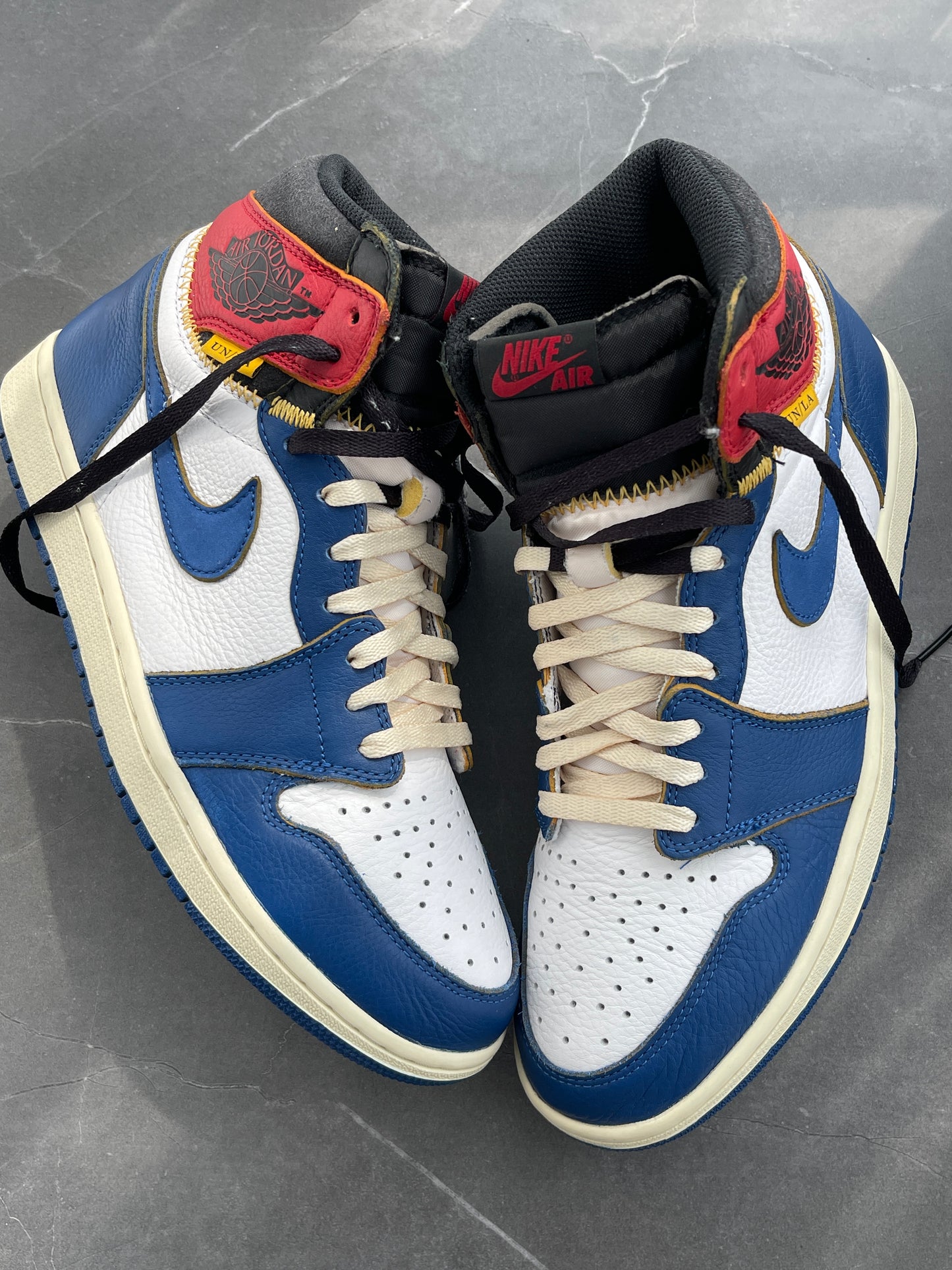 Air Jordan 1 High Union Strom Blue Toe