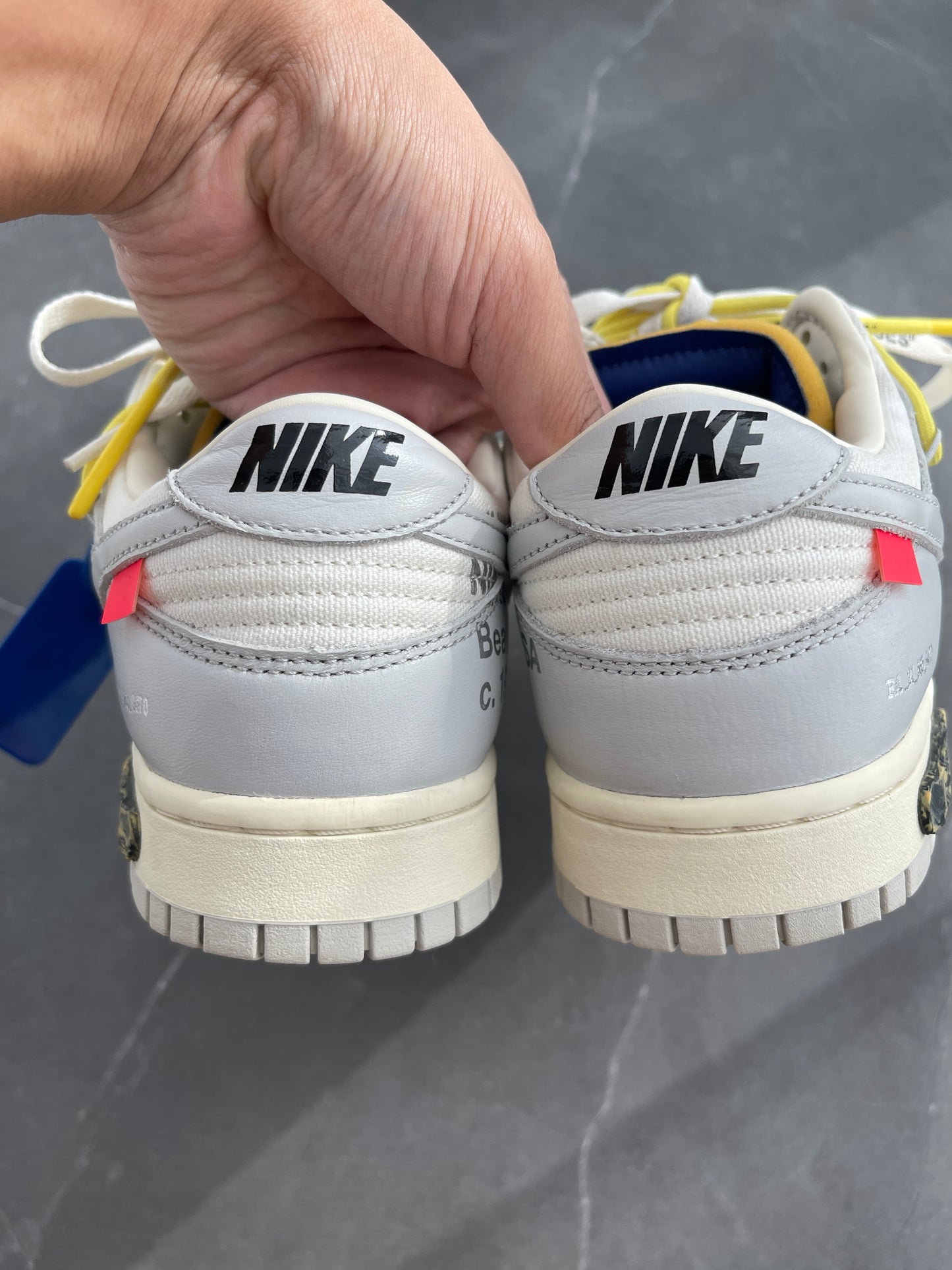 Dunk Low Off-White Lot27 US9.5